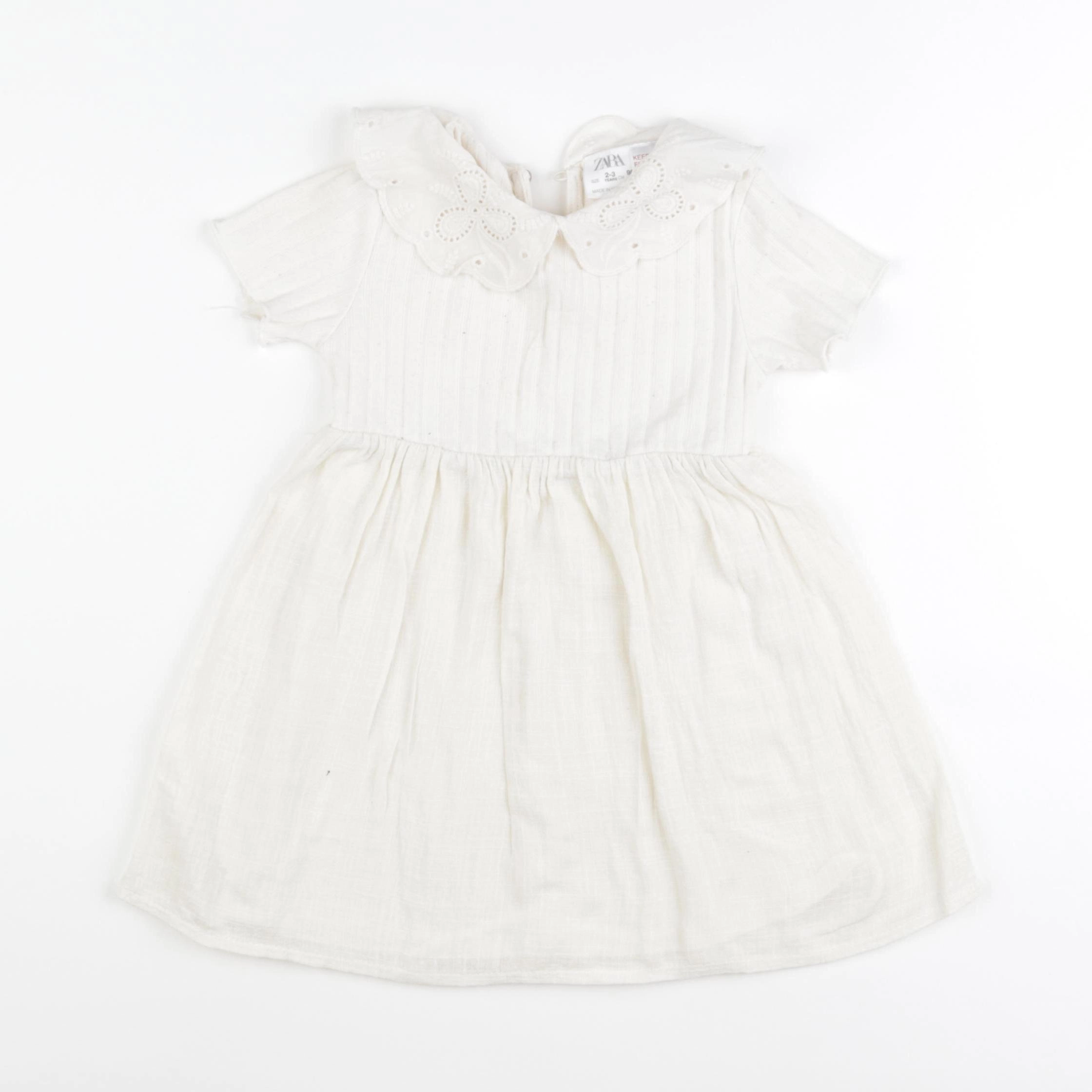 Zara - robe beige - 2/3 ans