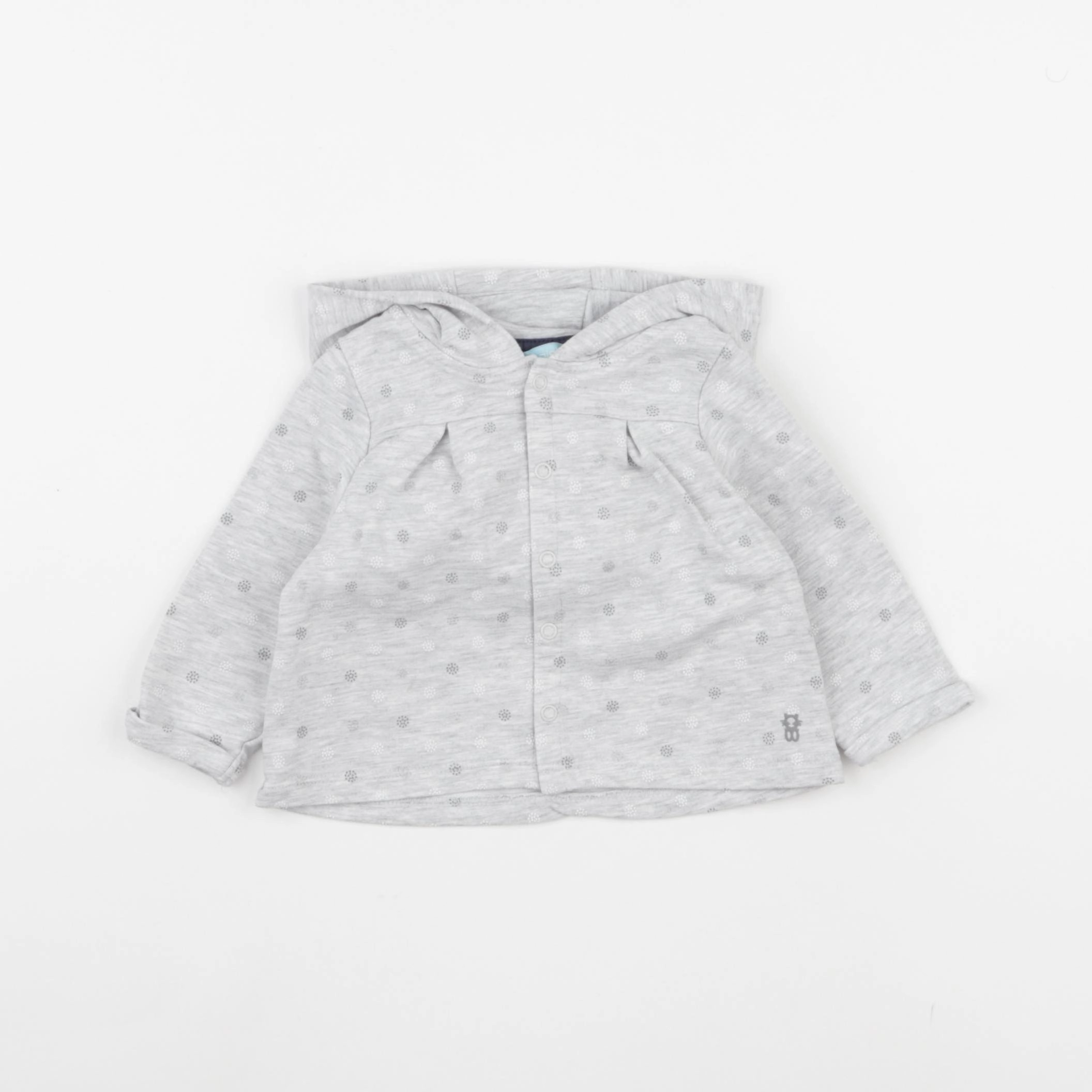Obaïbi - sweat argent, gris - 3 mois