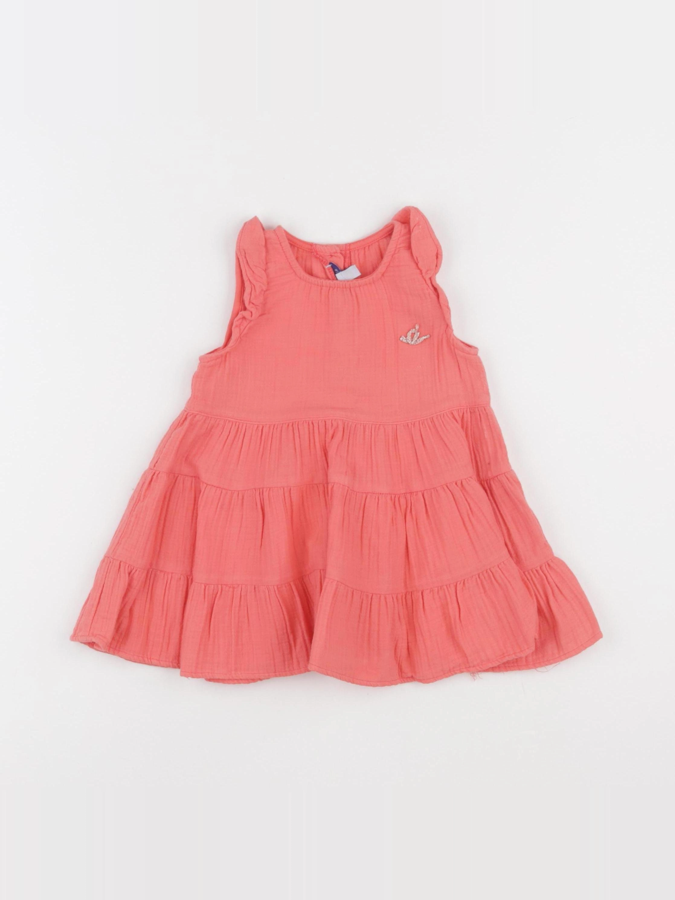Absorba - robe rose - 12 mois