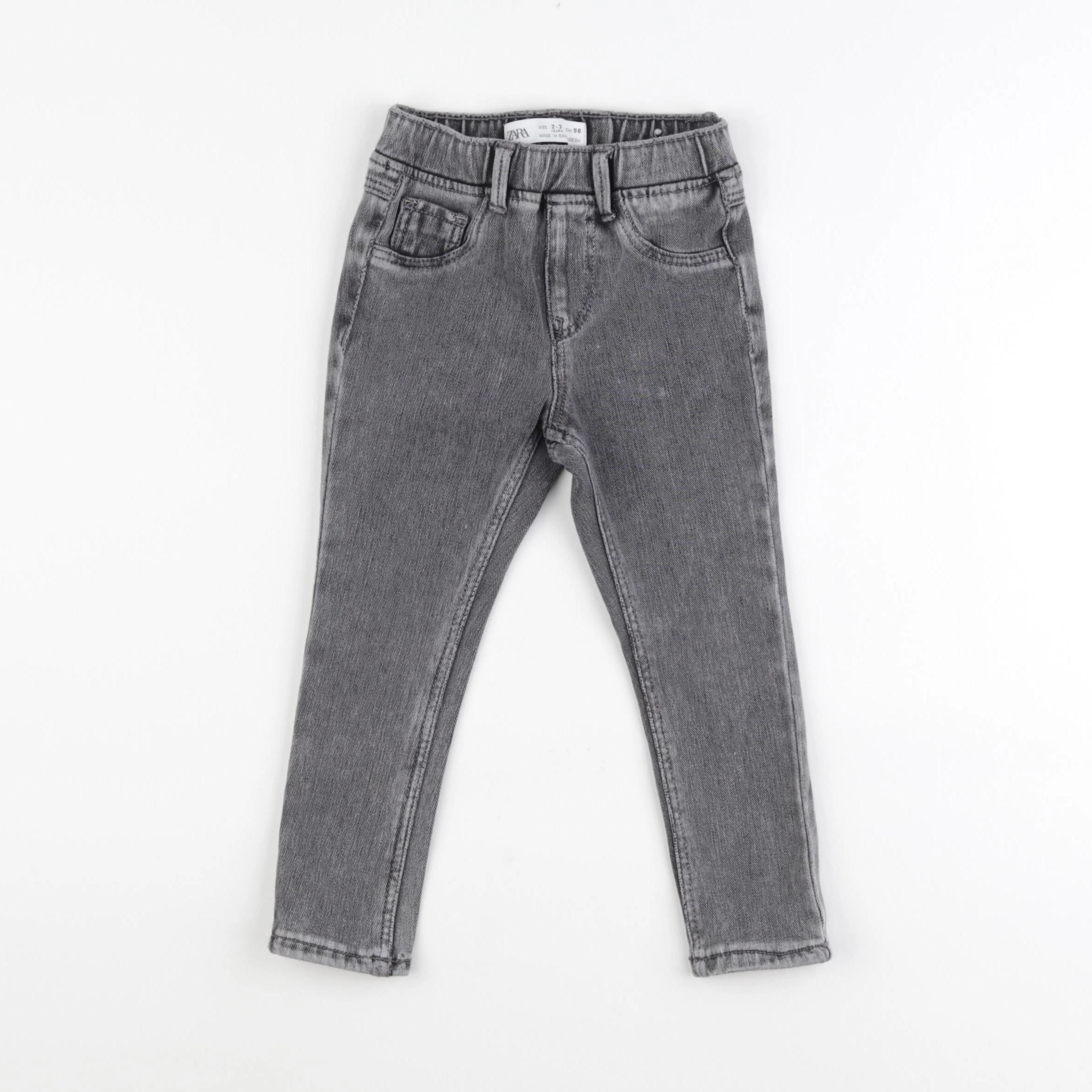 Zara - jegging gris - 2/3 ans