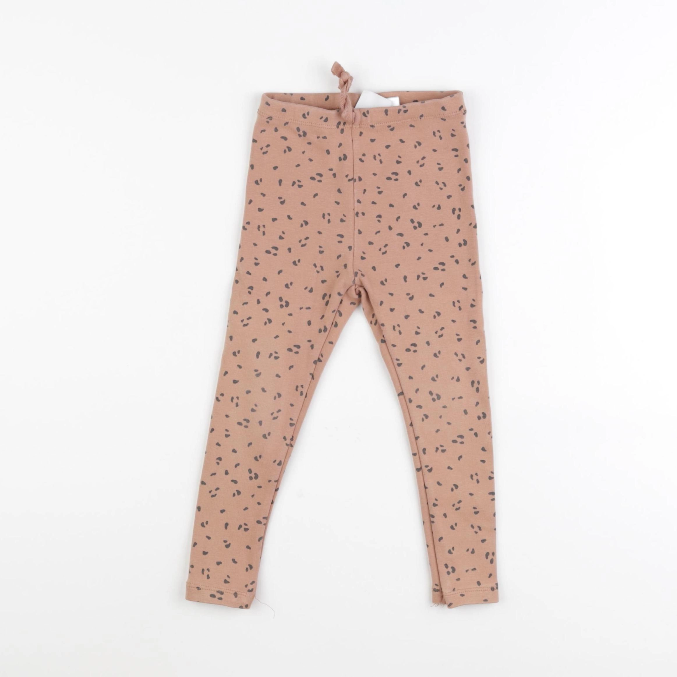 Zara - legging marron - 2/3 ans