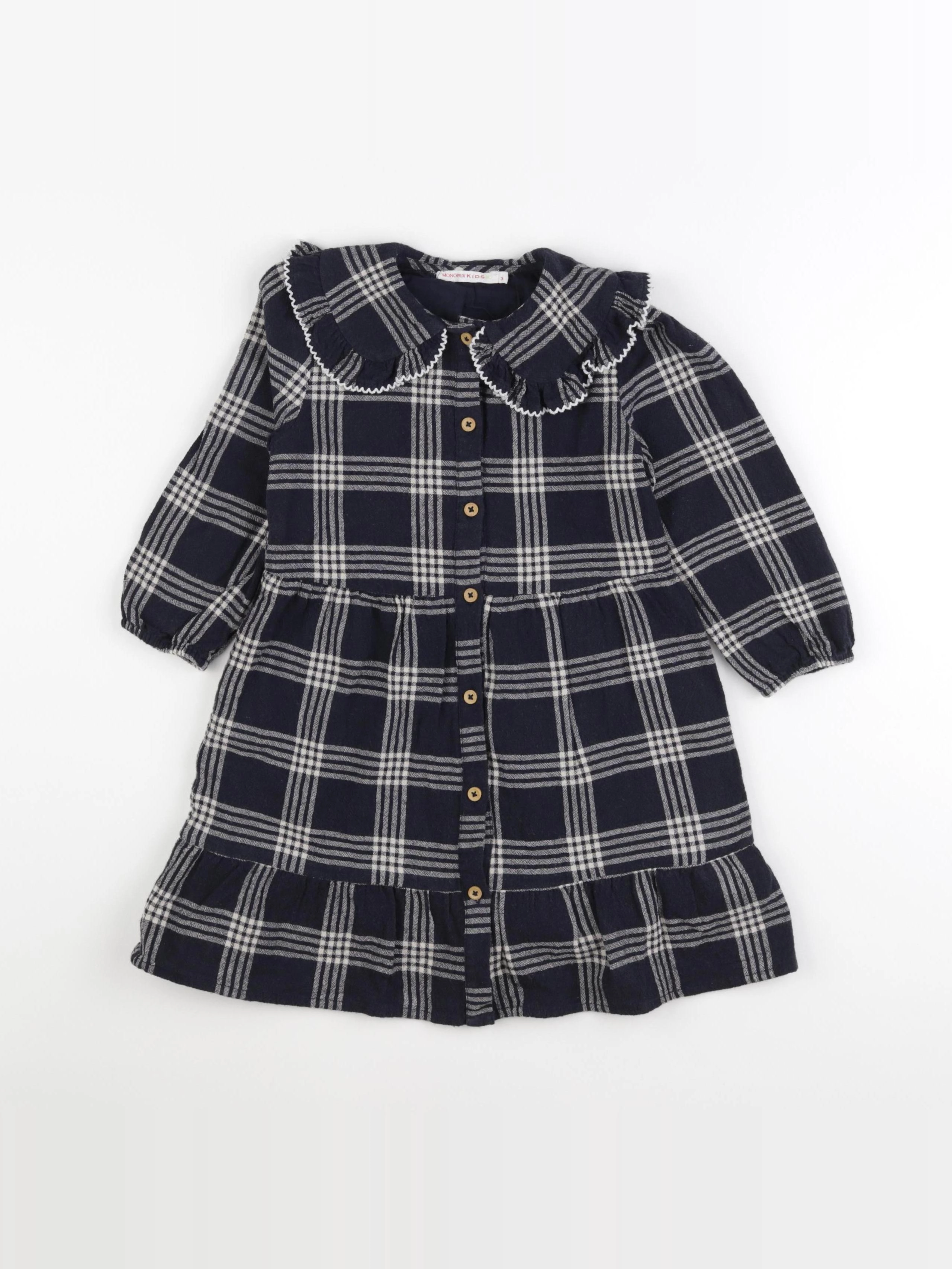 Monoprix - robe bleu - 3 ans