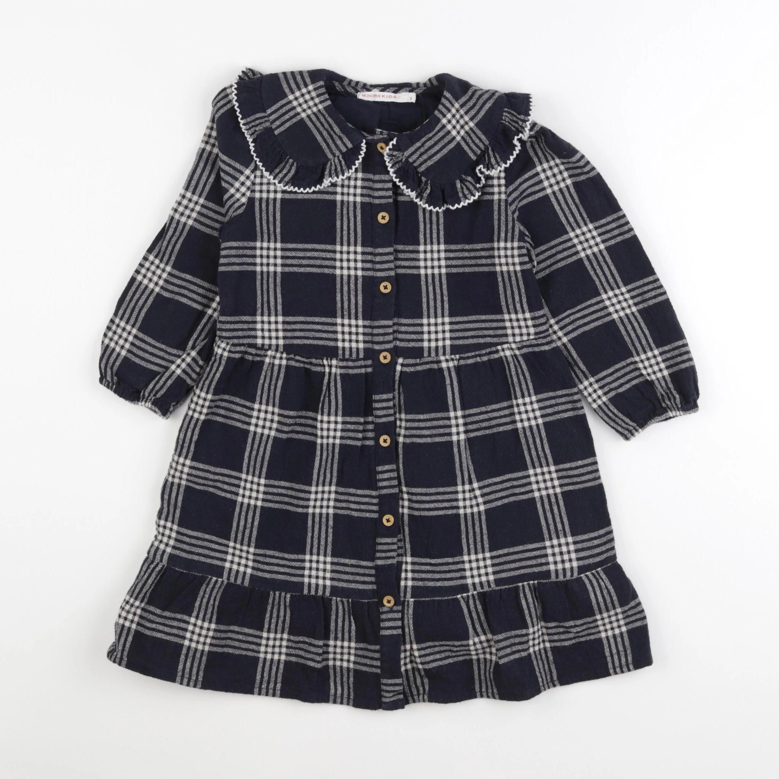 Monoprix - robe bleu - 3 ans