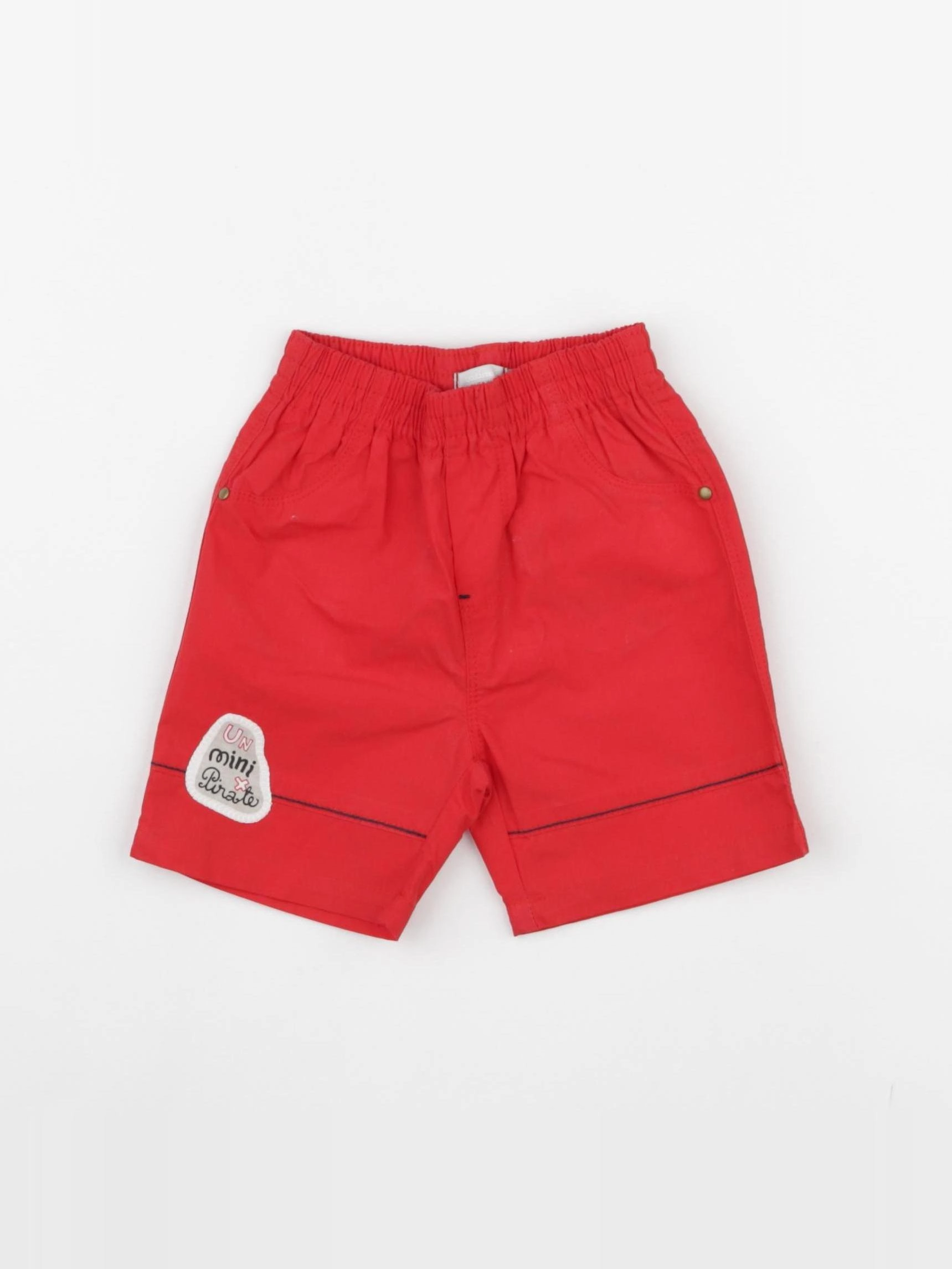Catimini - short rouge - 3 mois