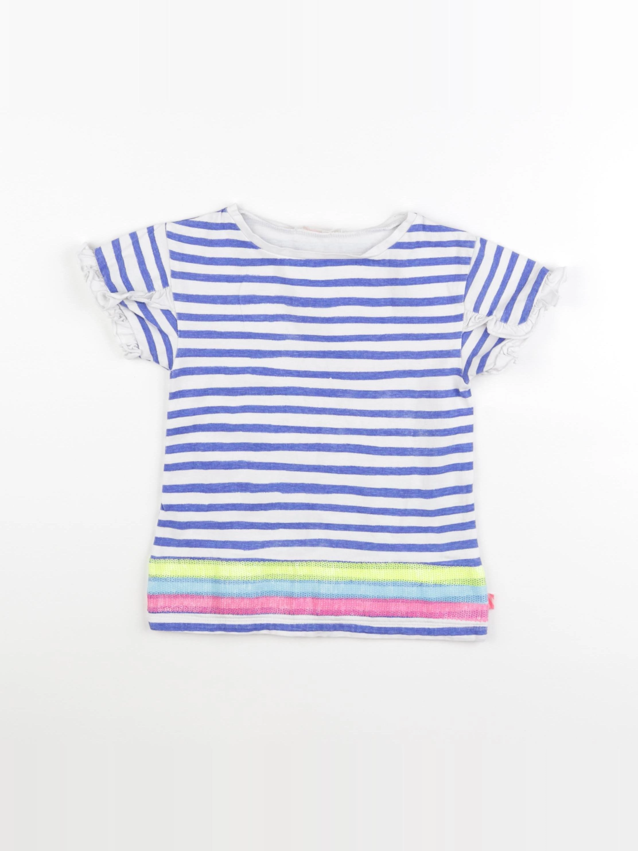 Billie Blush - robe blanc, bleu - 2 ans