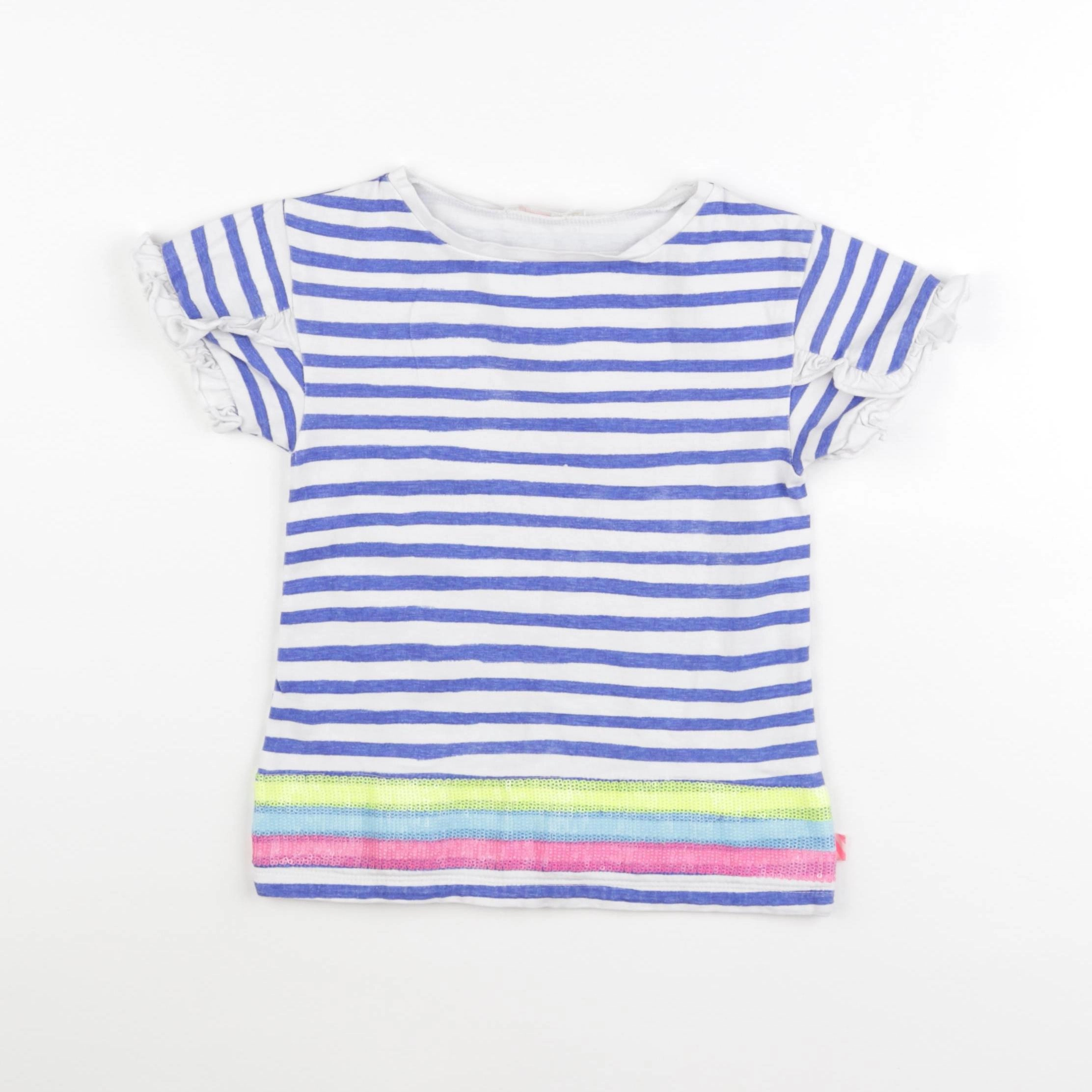 Billie Blush - robe blanc, bleu - 2 ans
