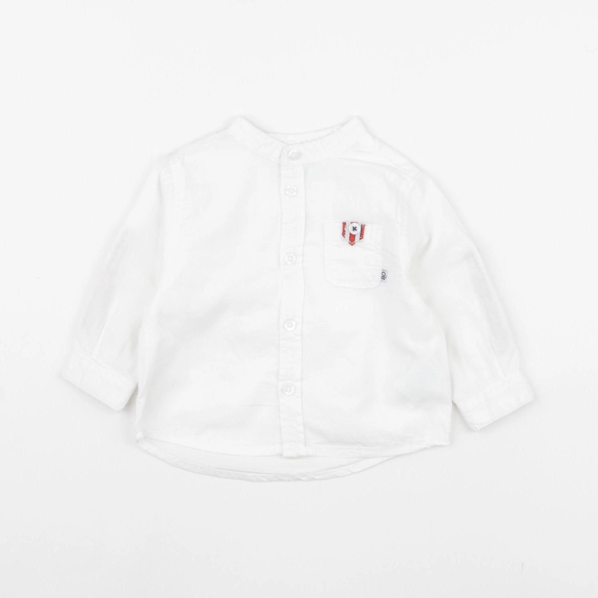 Obaïbi - chemise blanc - 6 mois