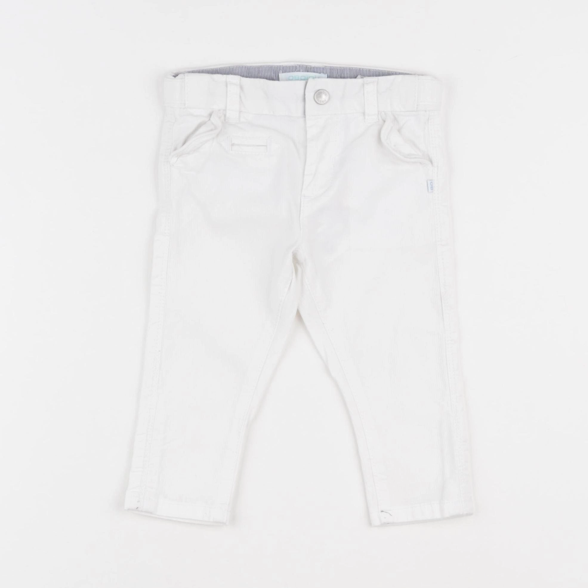 Obaïbi - pantalon blanc - 6 mois