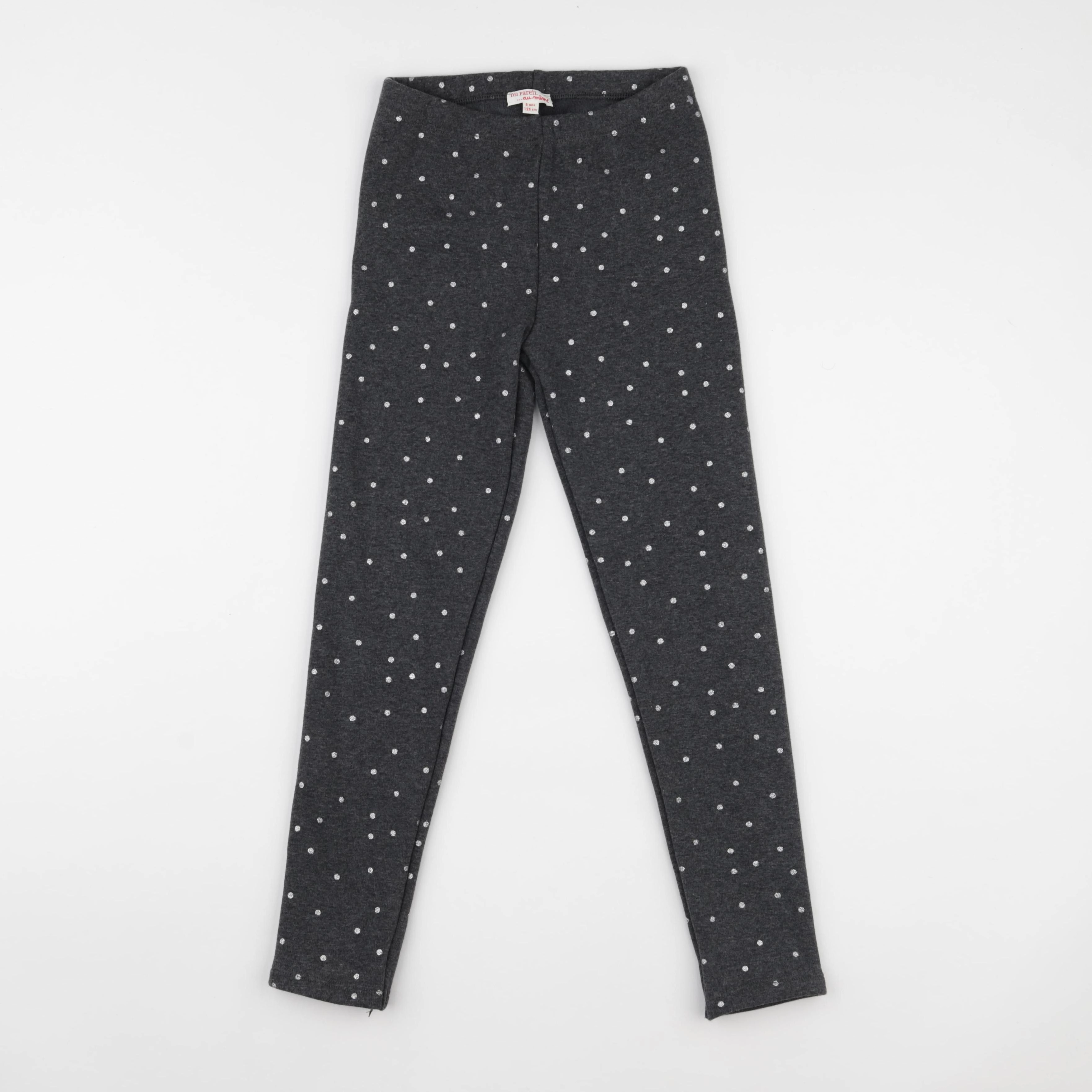 DPAM - legging doublé gris, argent - 8 ans