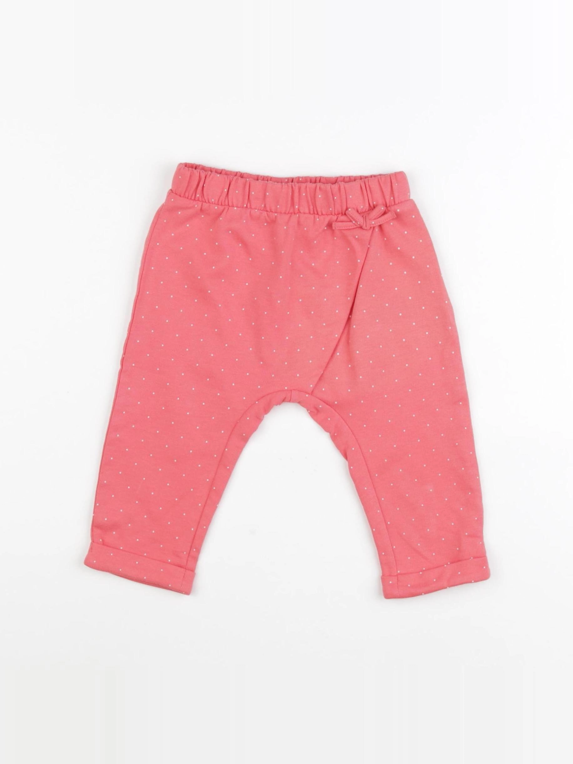Vertbaudet - jogging rose - 12 mois