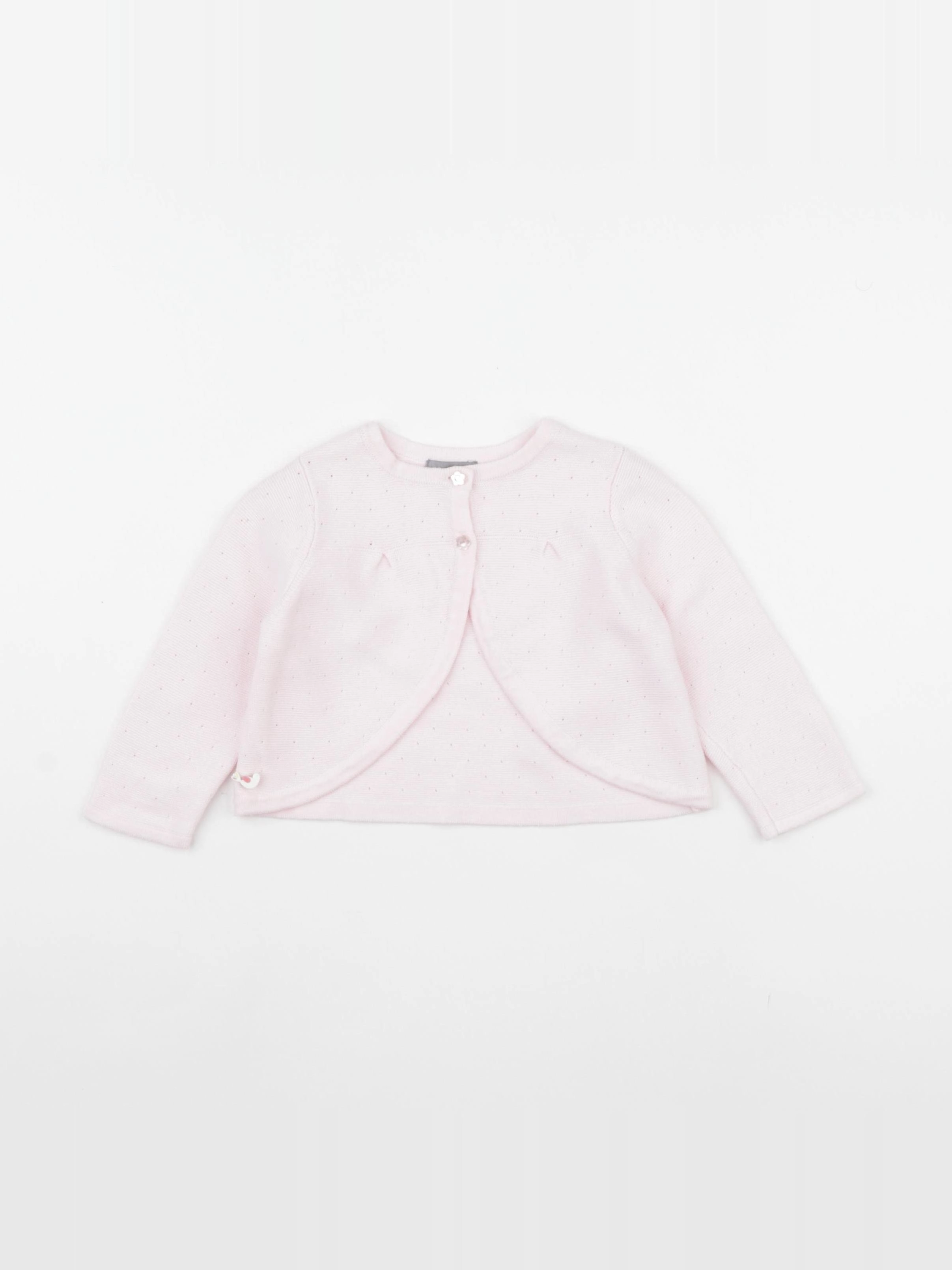 Sergent Major - gilet rose - 6 mois