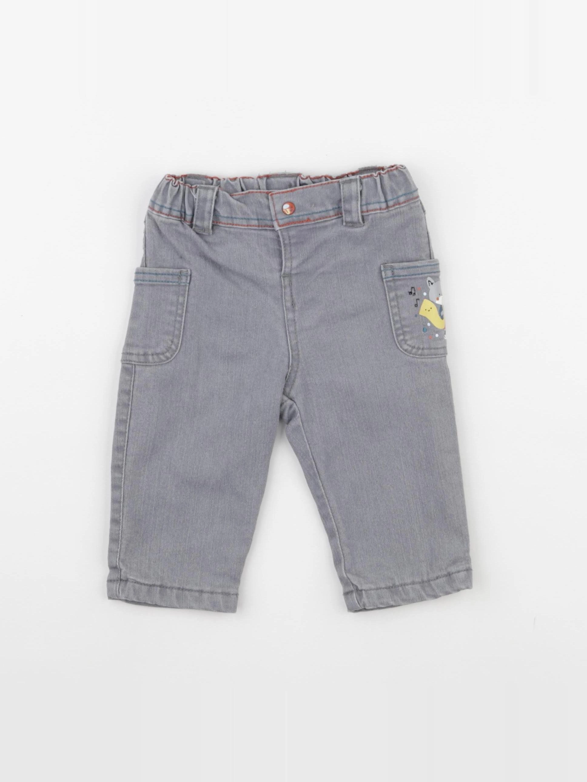 Sergent Major - jean gris - 6 mois