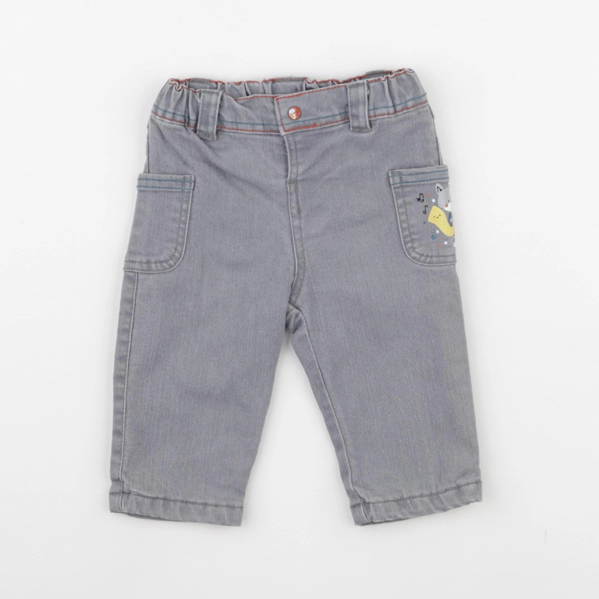 Sergent Major - jean gris - 6 mois