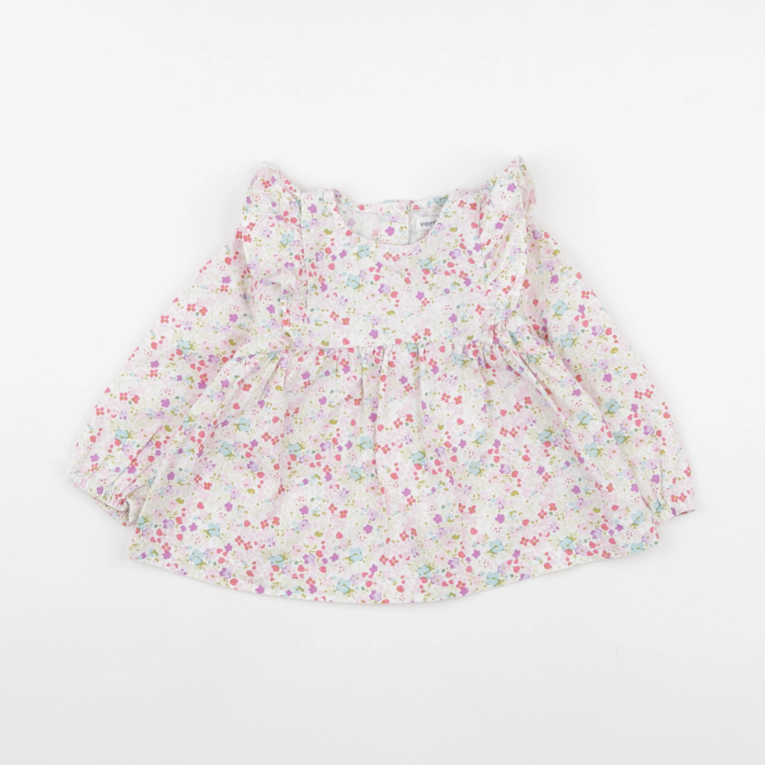 Vertbaudet - blouse multicolore - 18 mois