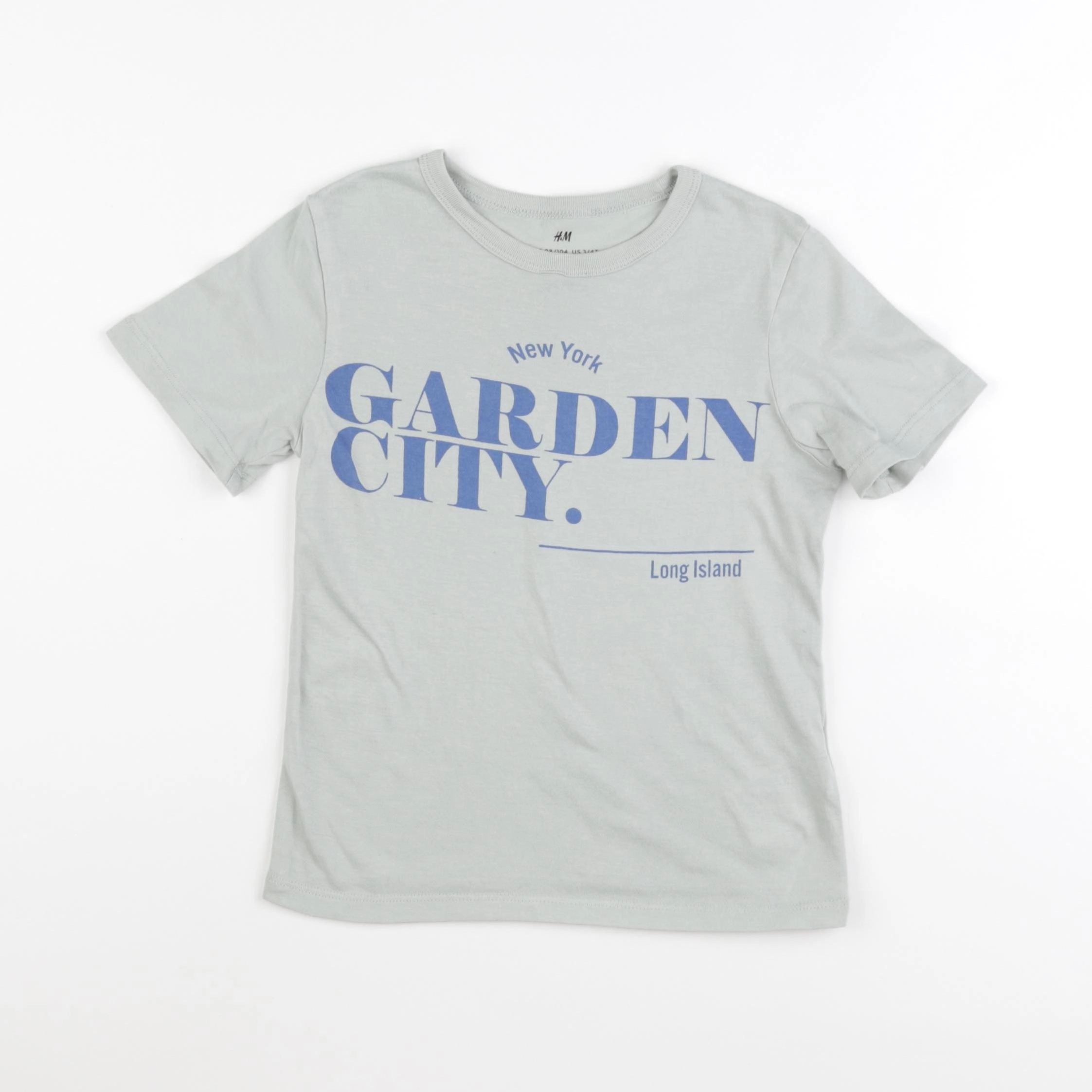 H&M - tee-shirt vert - 2/4 ans