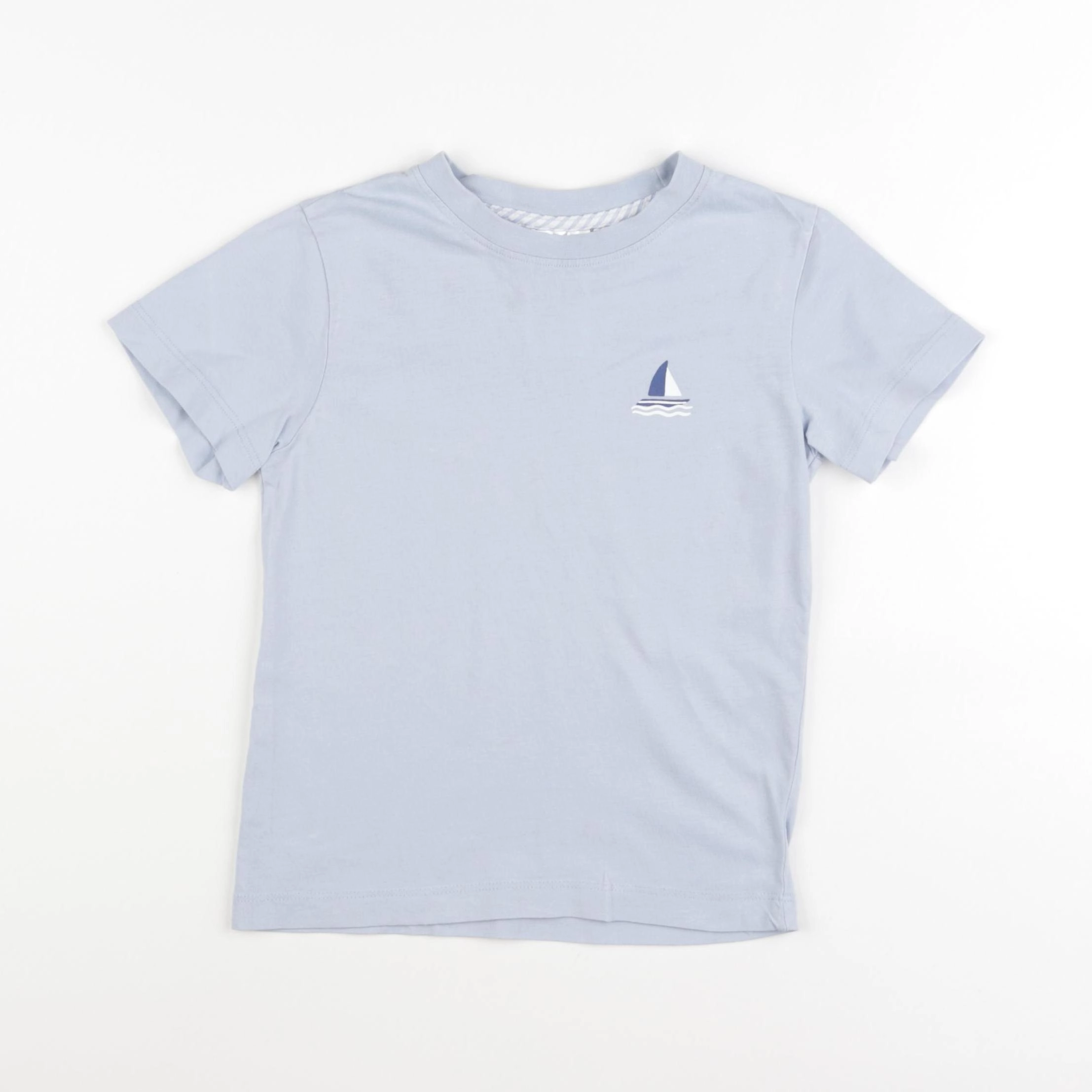 H&M - tee-shirt bleu - 2/4 ans