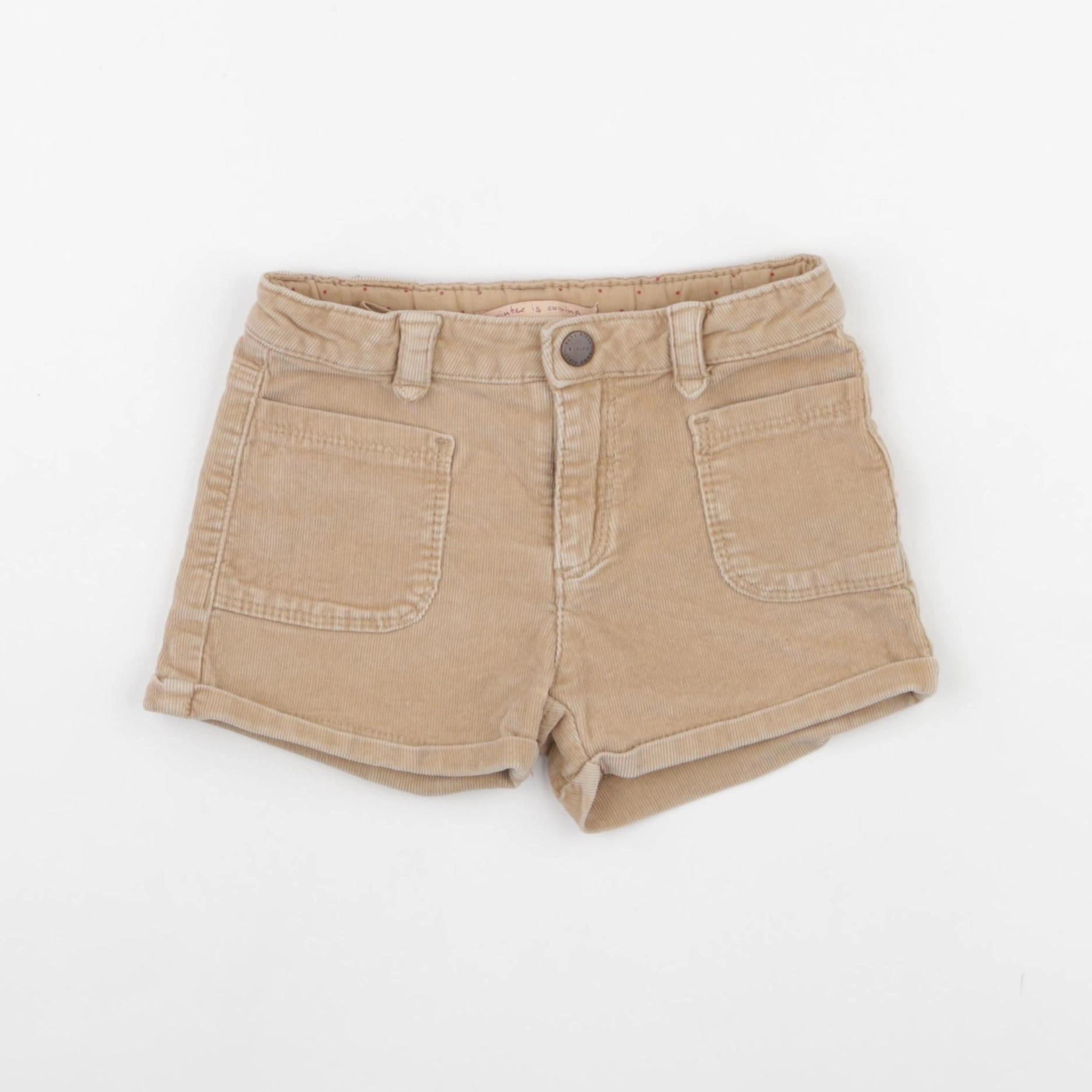 Zara - short beige - 4 ans