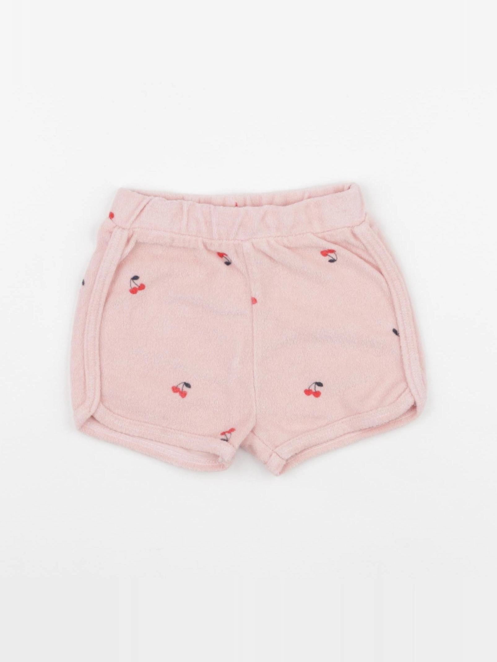 Vertbaudet - short rose - 12 mois