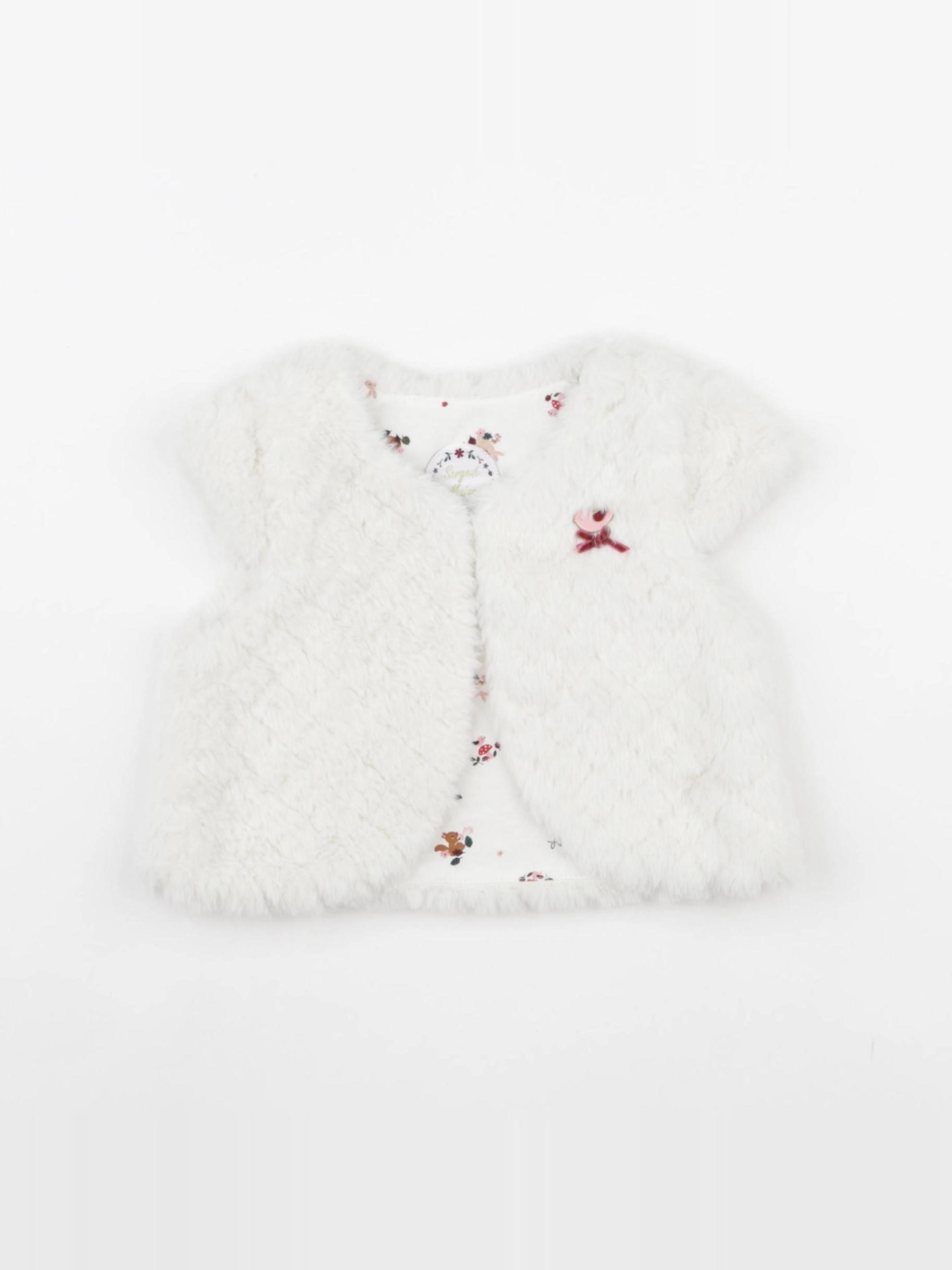 Sergent Major - gilet blanc - 9 mois