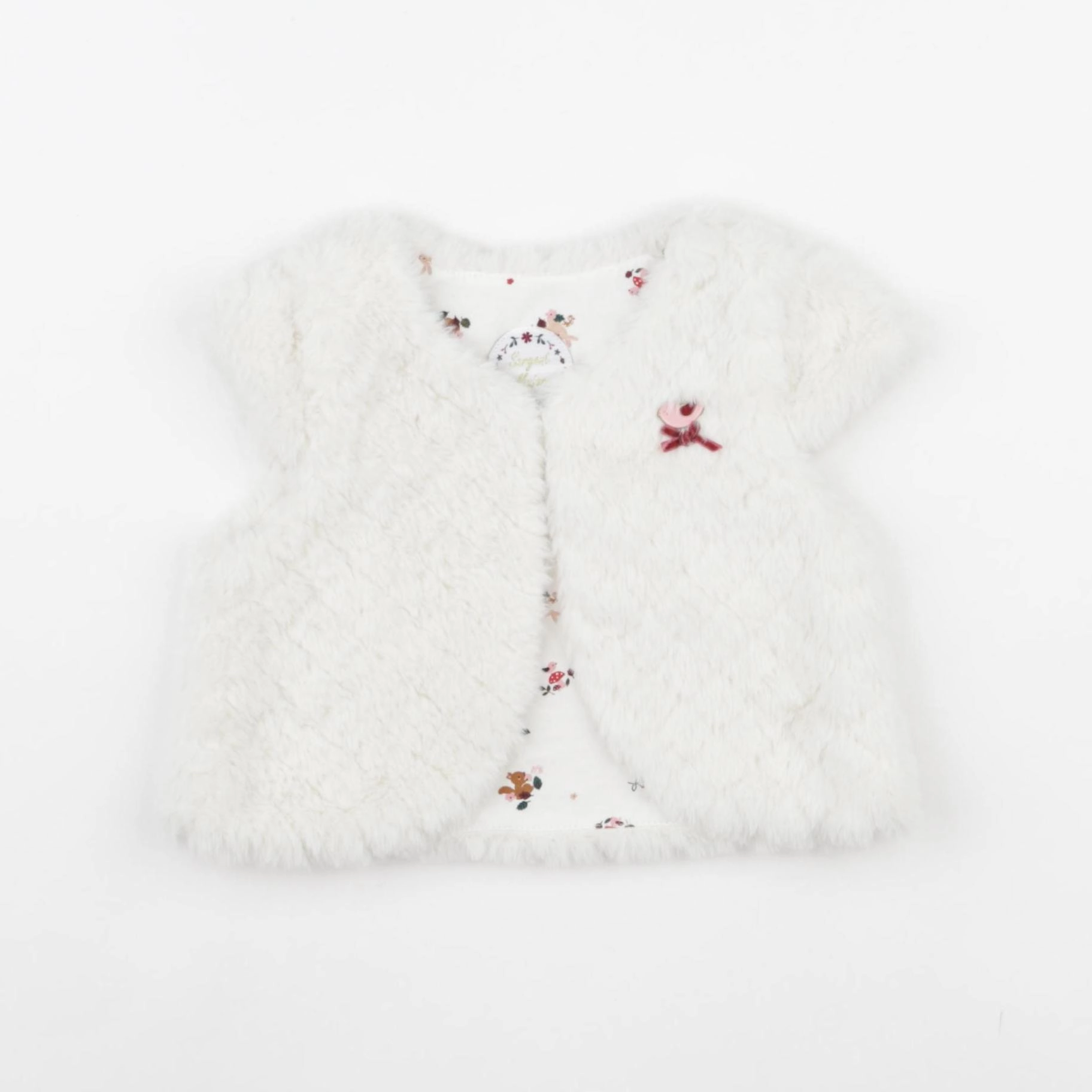 Sergent Major - gilet blanc - 9 mois