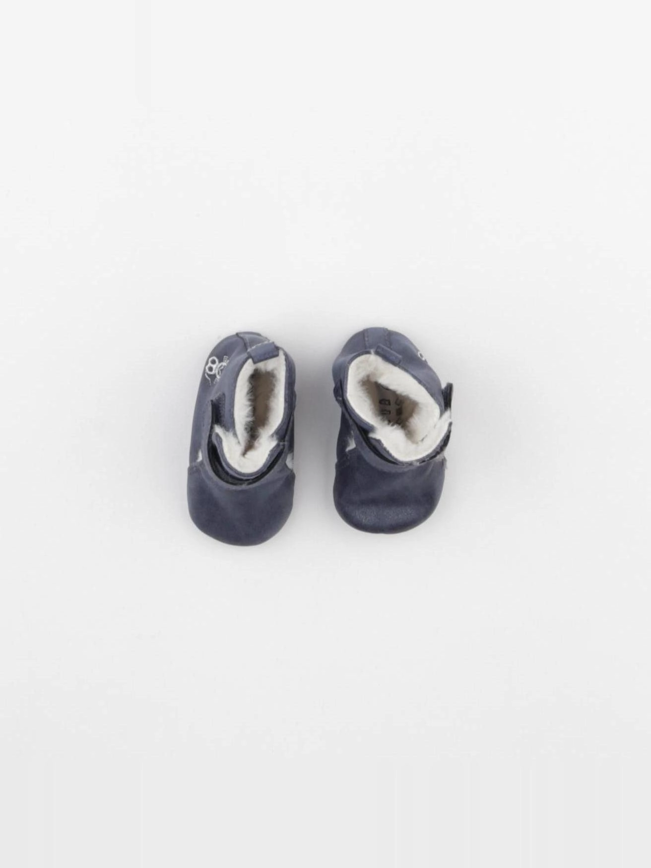 Obaïbi - chaussons bleu, argent - pointure 16/17