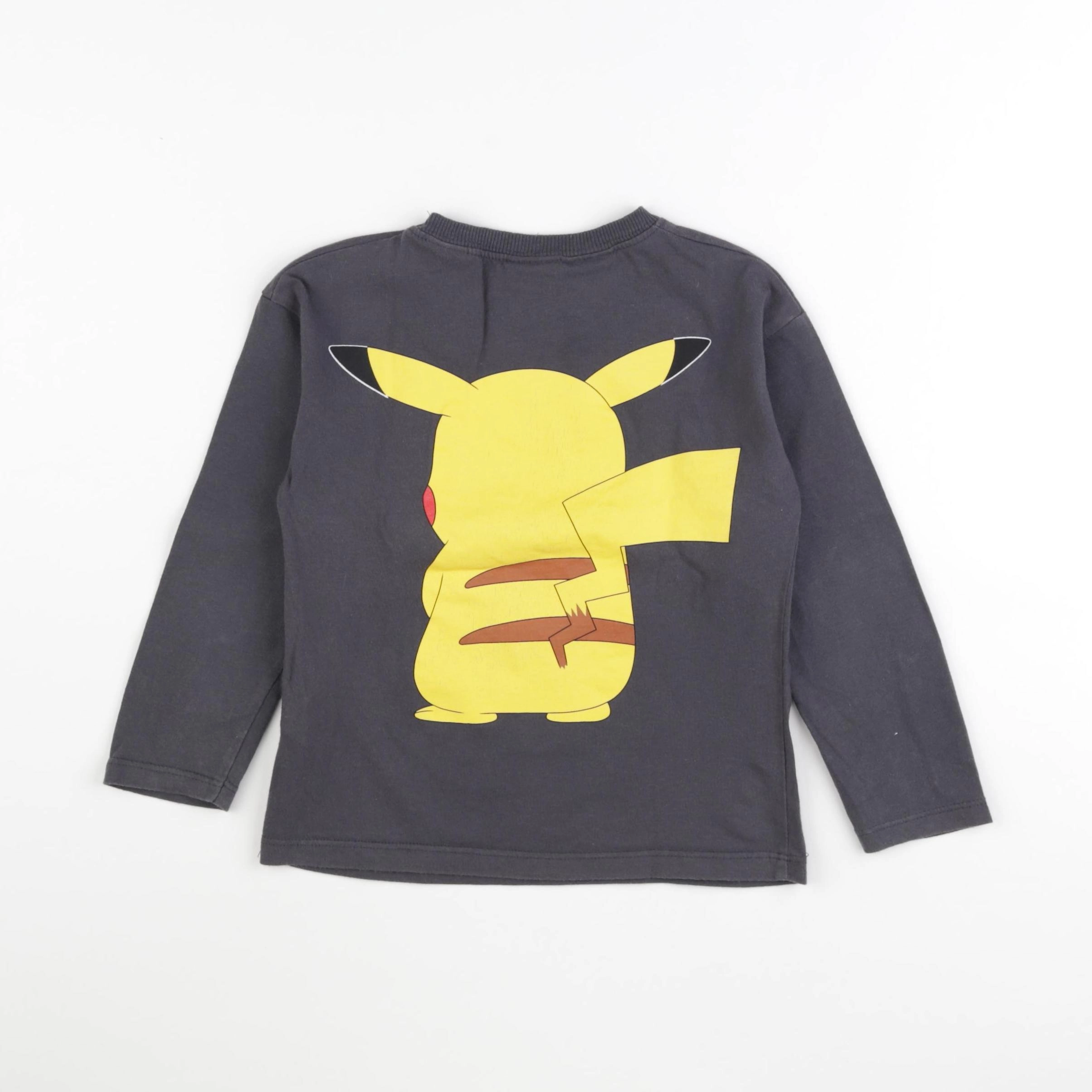 Zara - tee-shirt imprimé au dos gris - 3/4 ans