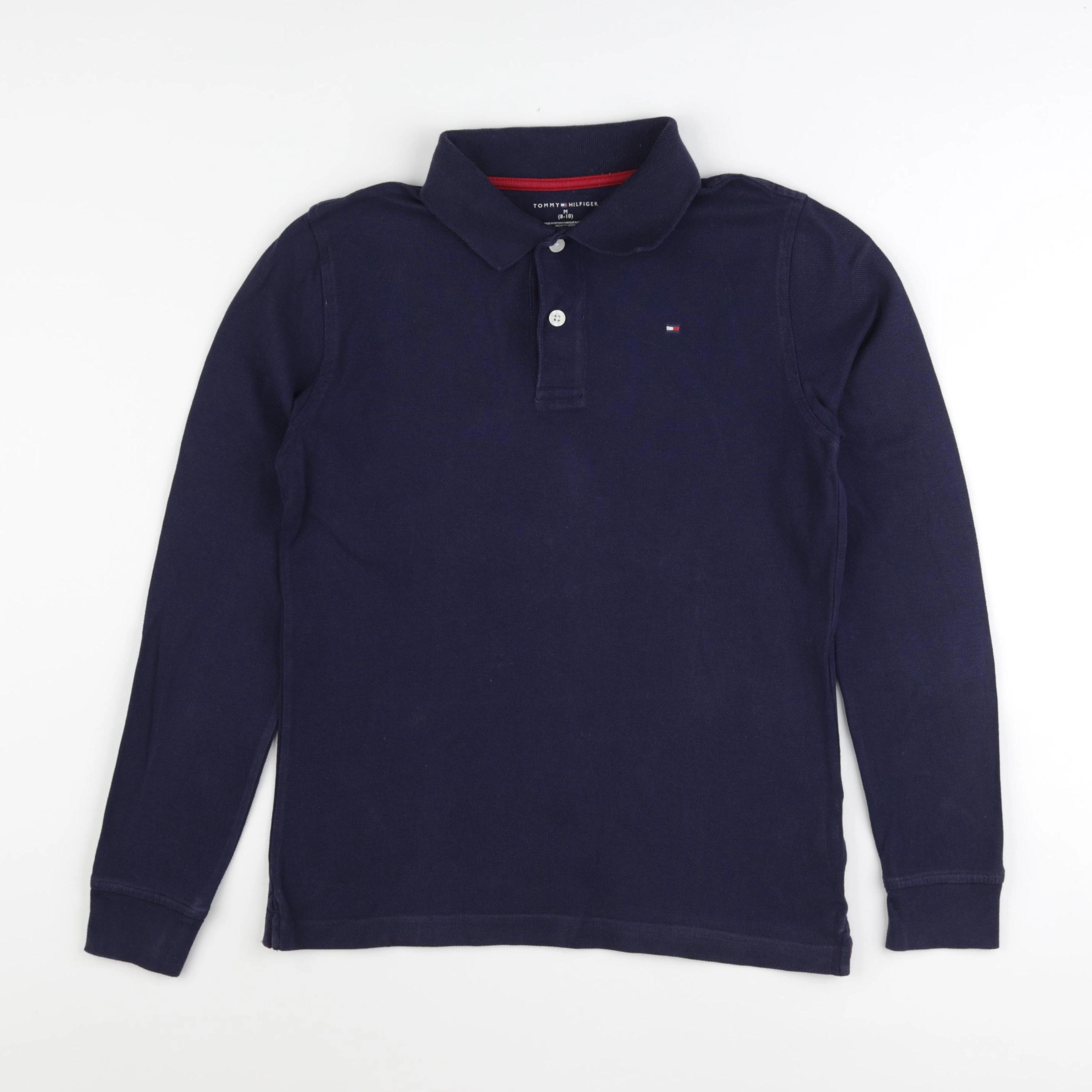 Tommy Hilfiger - polo bleu - 8/10 ans
