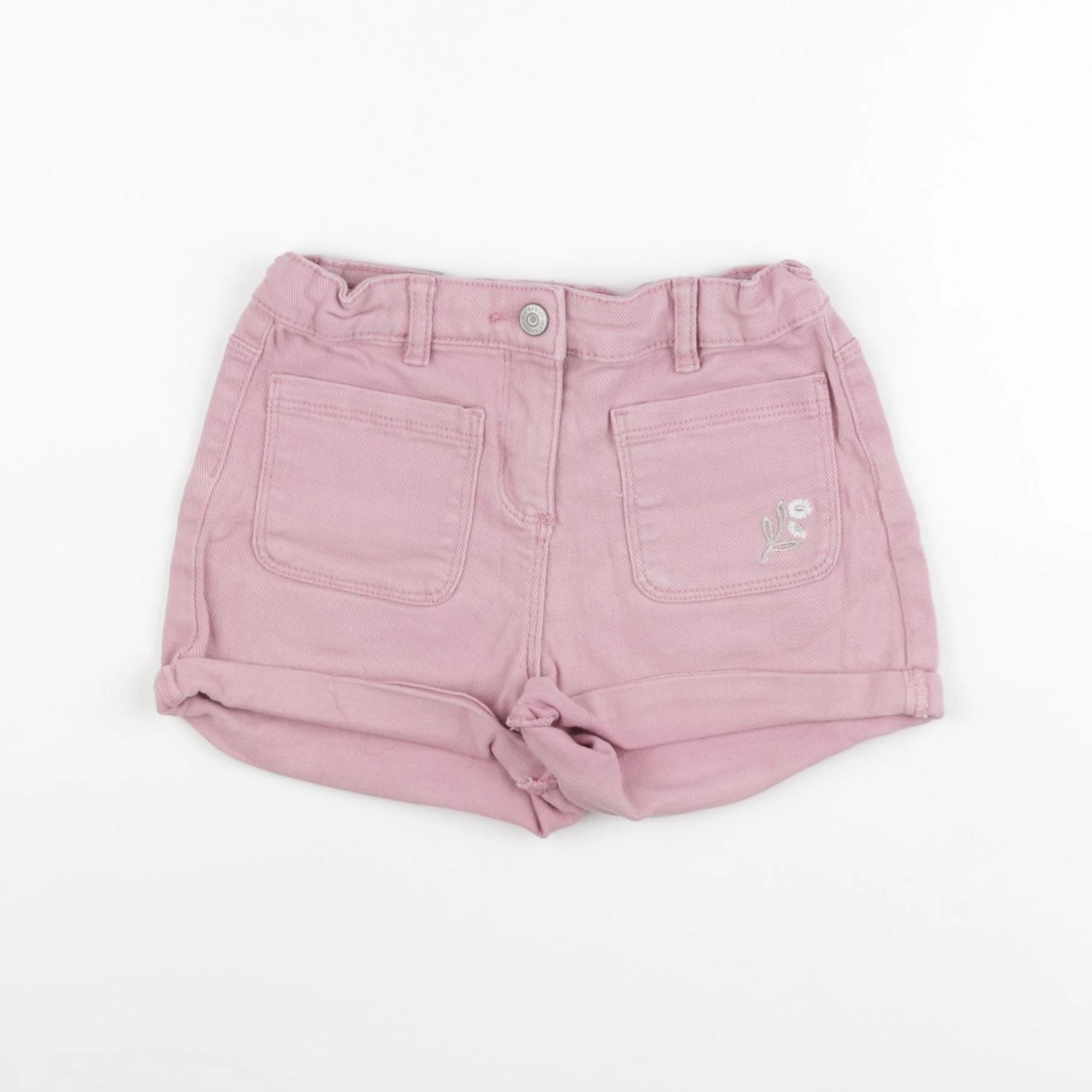 Vertbaudet - short rose - 7 ans