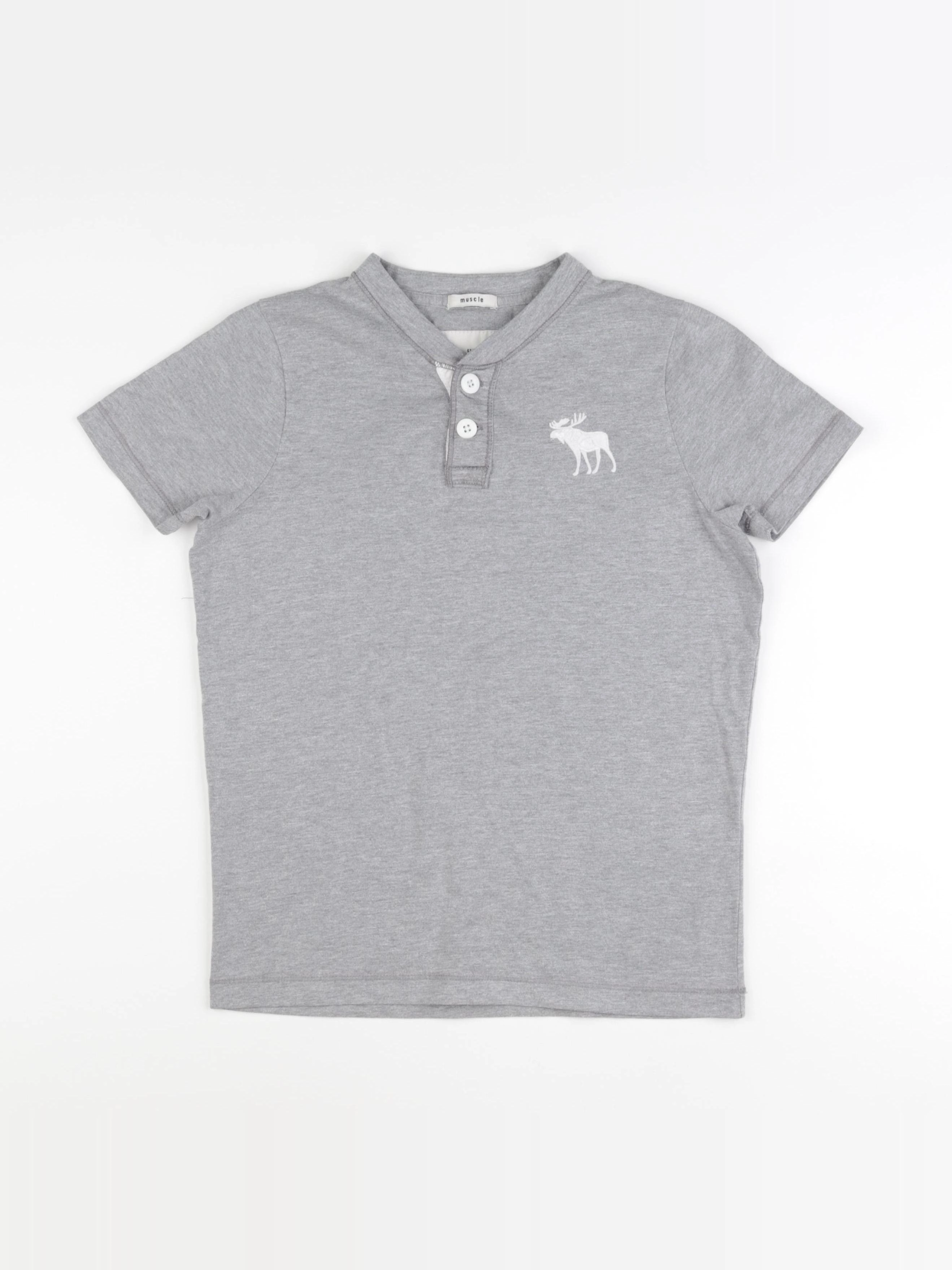 Abercrombie - tee-shirt gris - 12/13 ans
