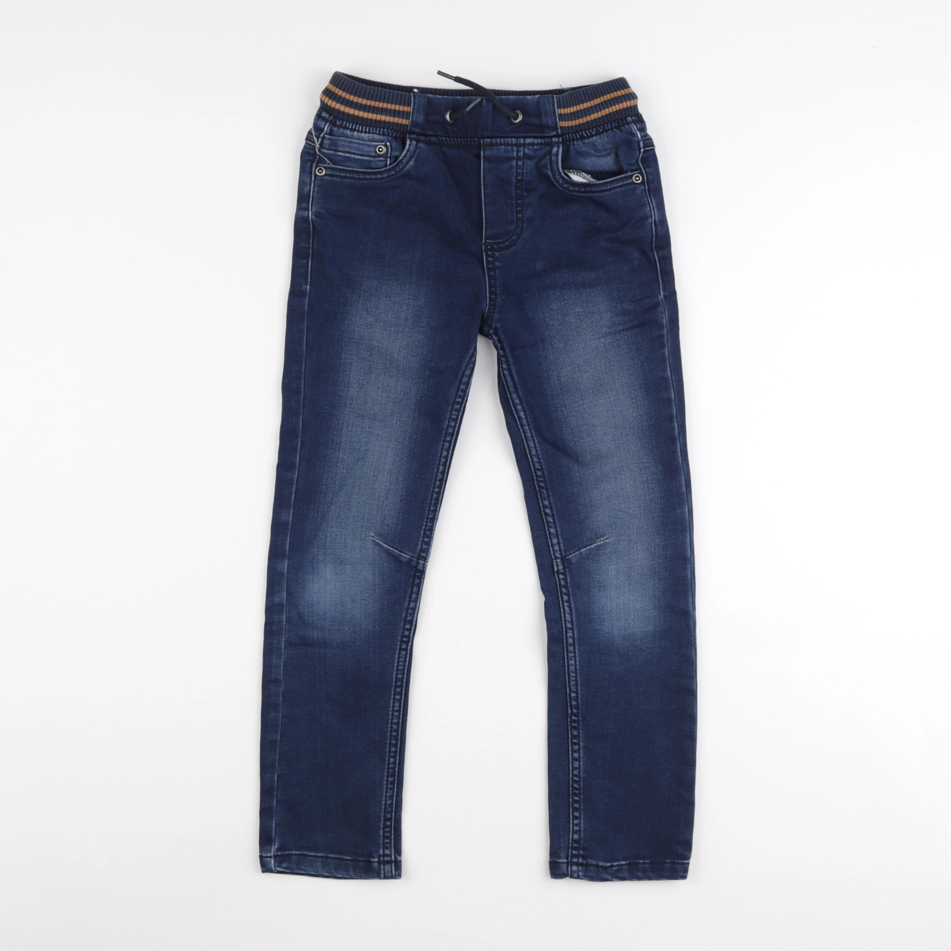 Vertbaudet - pantalon bleu - 7 ans