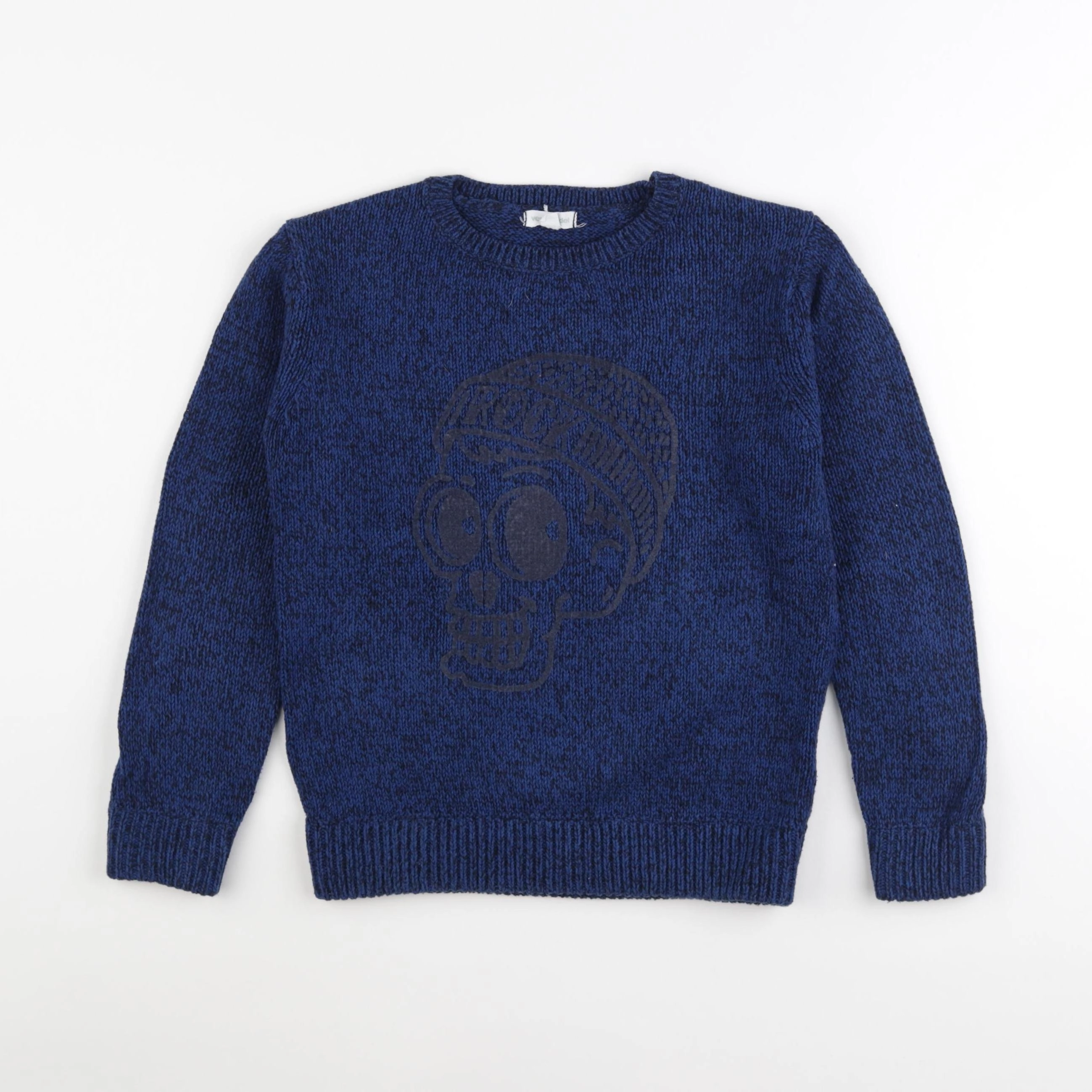 Vertbaudet - pull bleu - 8 ans