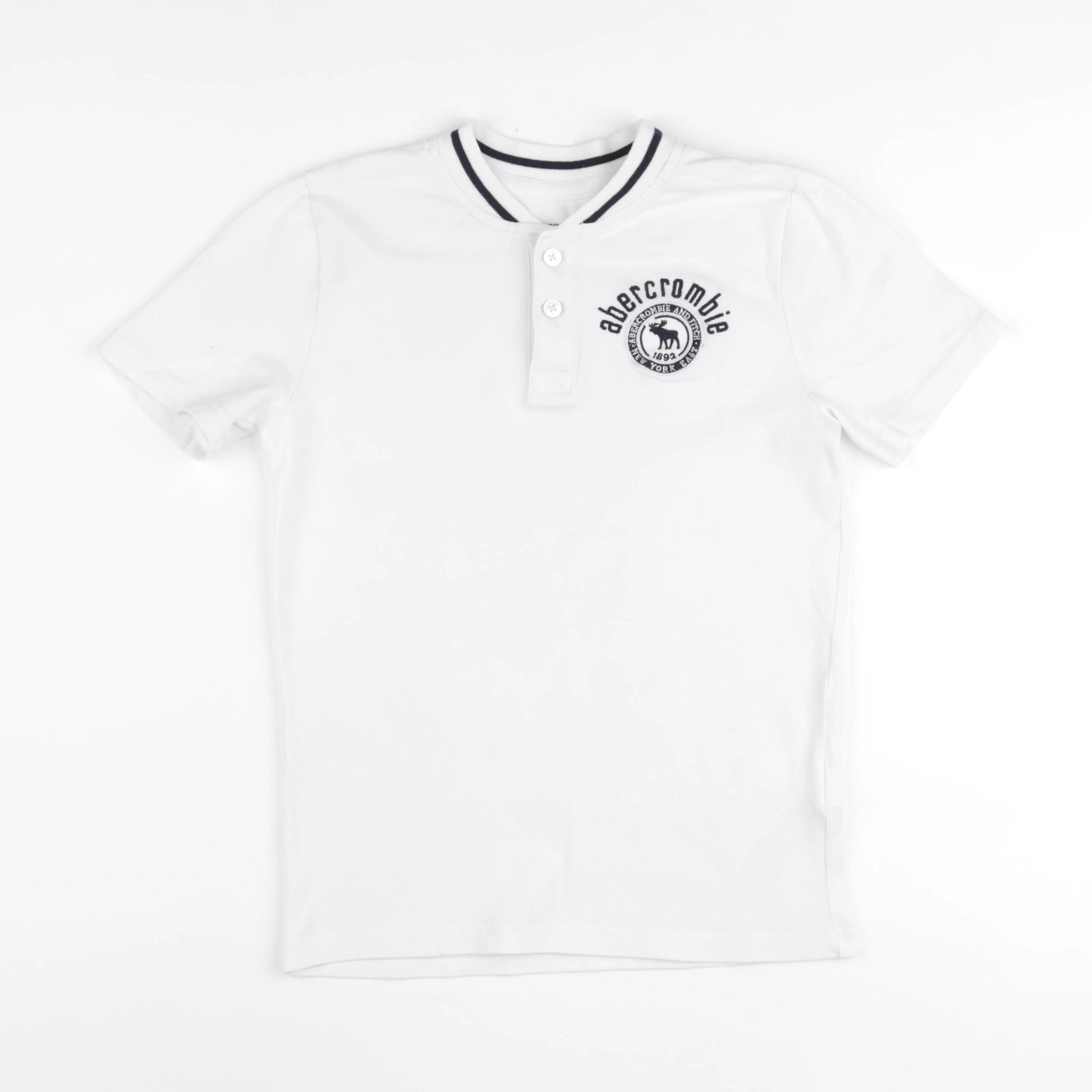 Abercrombie - tee-shirt blanc - 9/10 ans