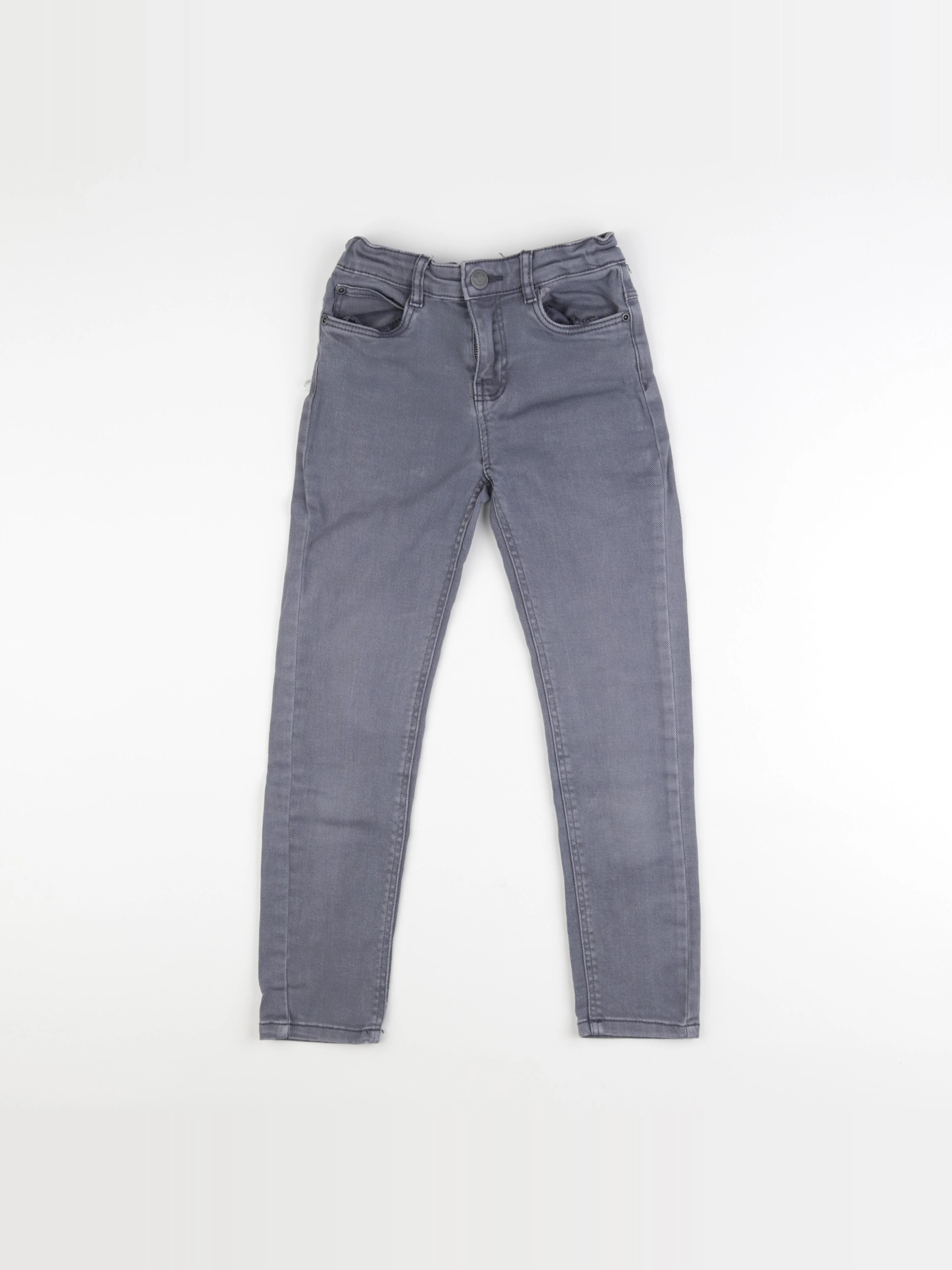Vertbaudet - pantalon gris - 8 ans