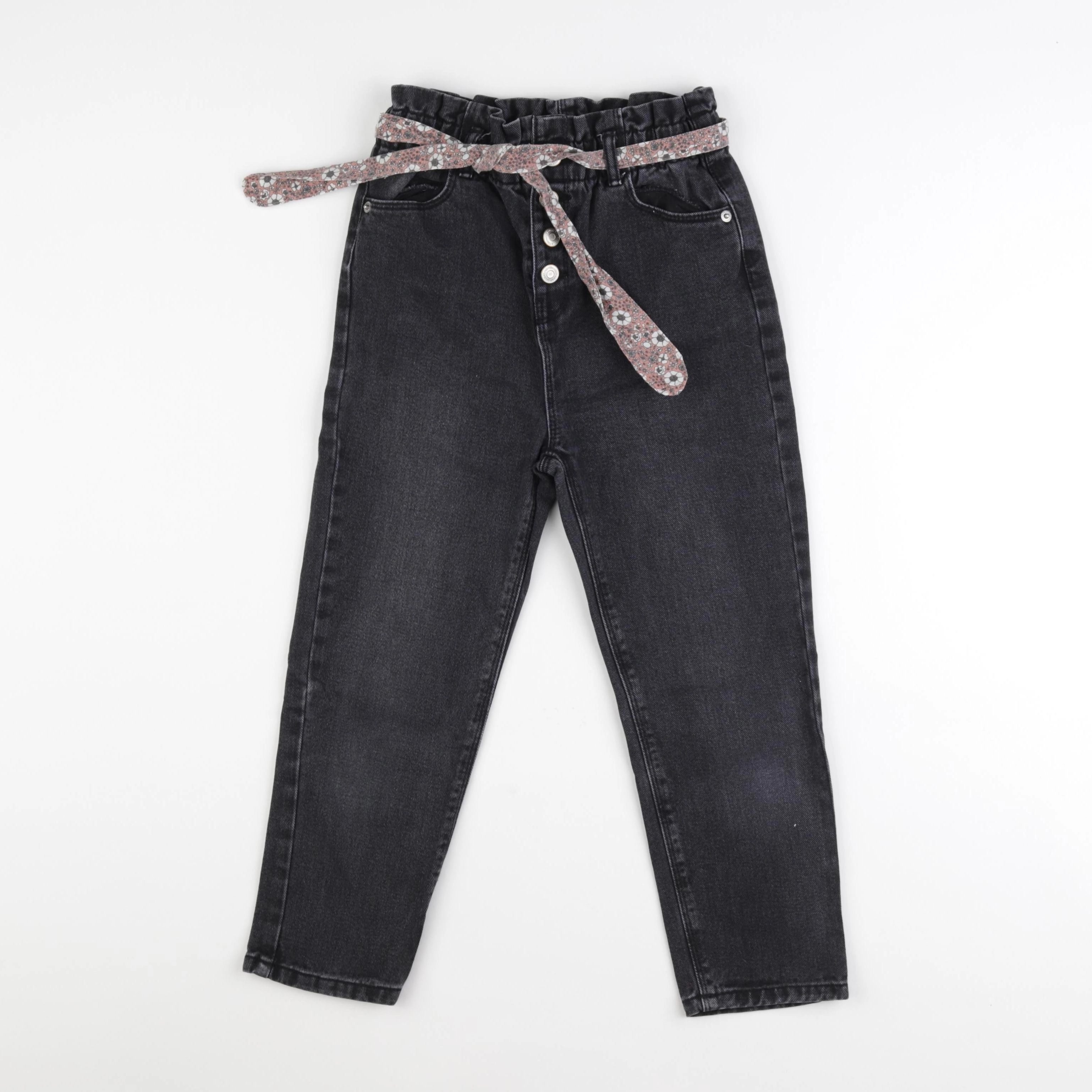 Vertbaudet - pantalon noir - 7 ans