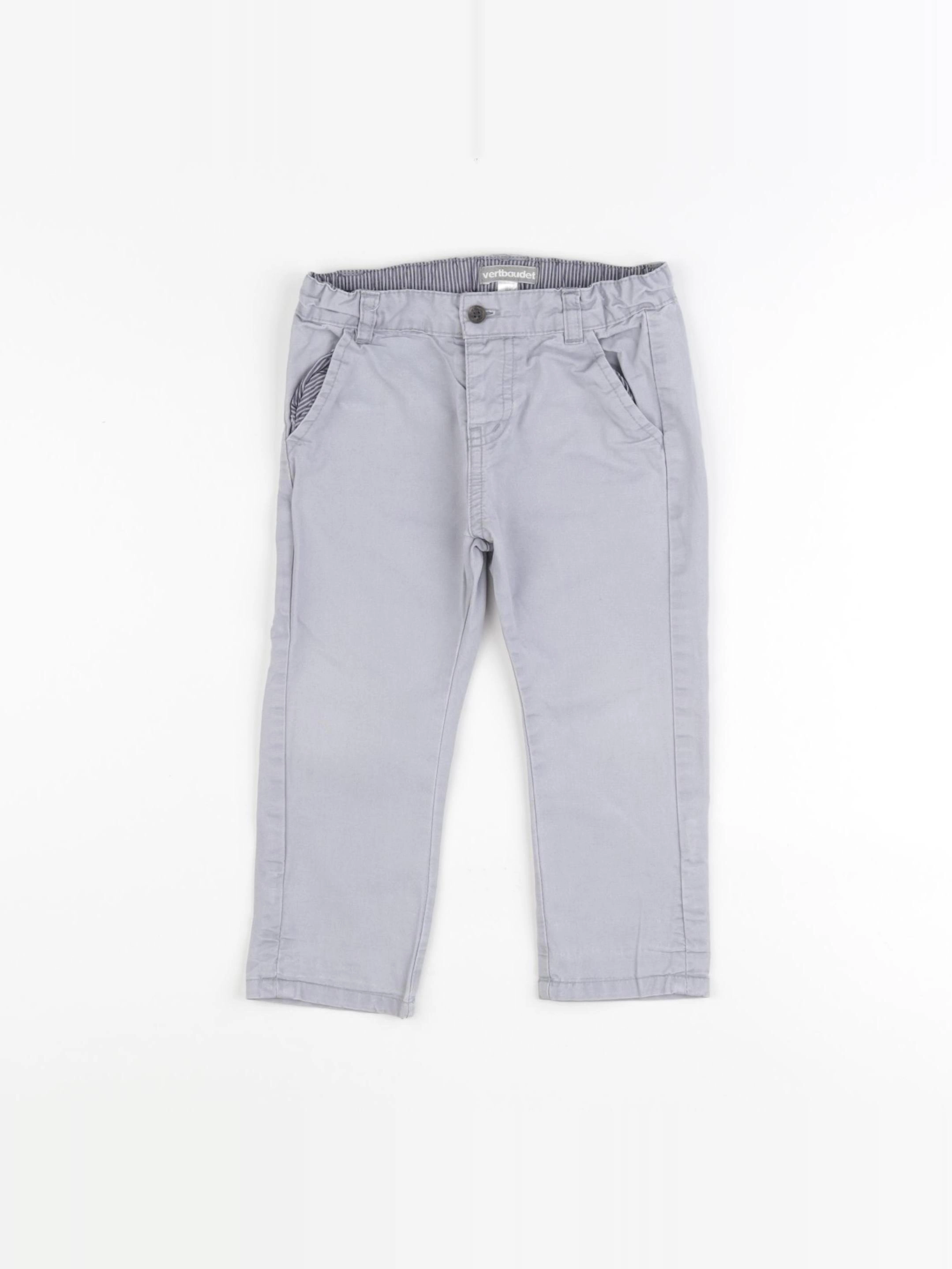 Vertbaudet - pantalon gris - 18 mois