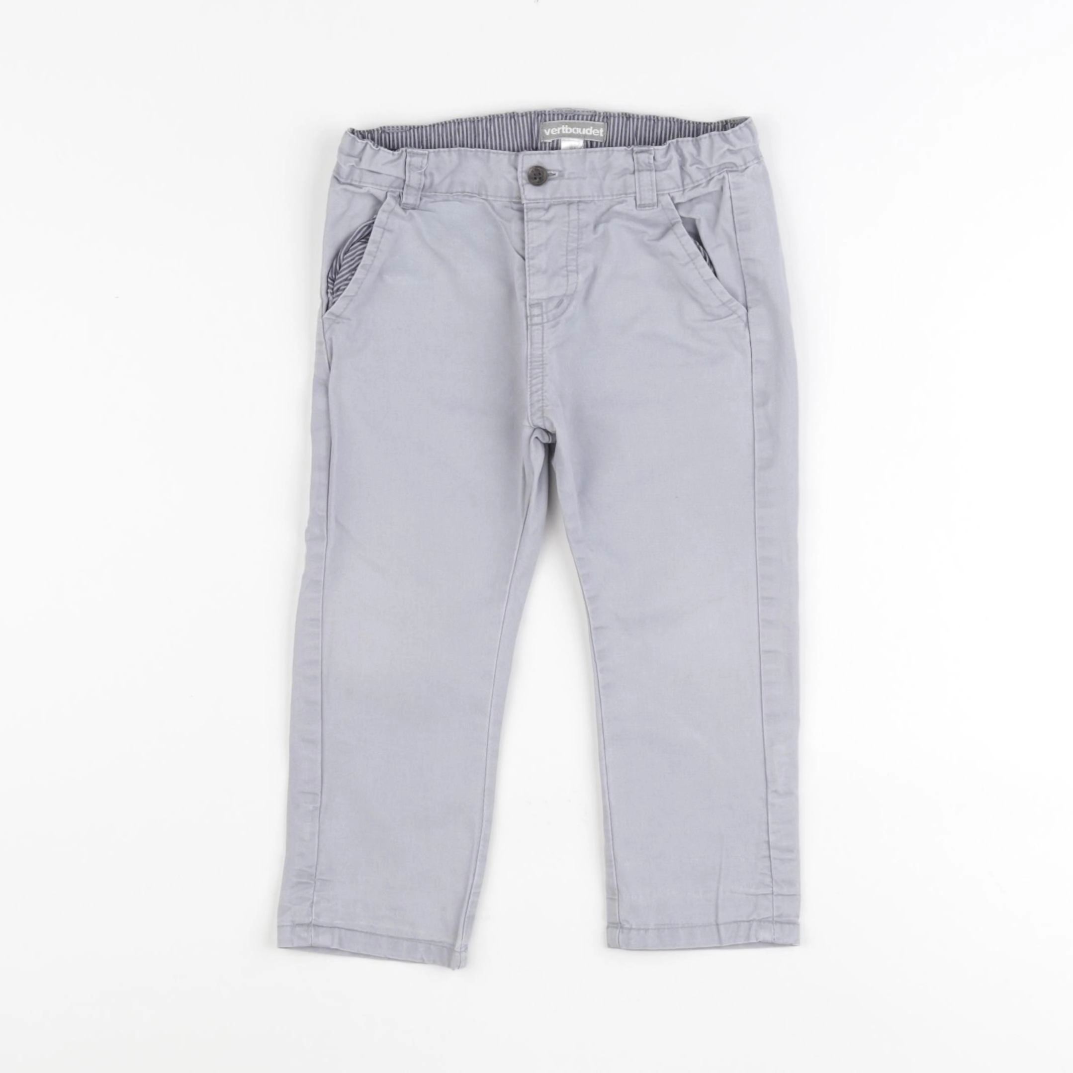 Vertbaudet - pantalon gris - 18 mois