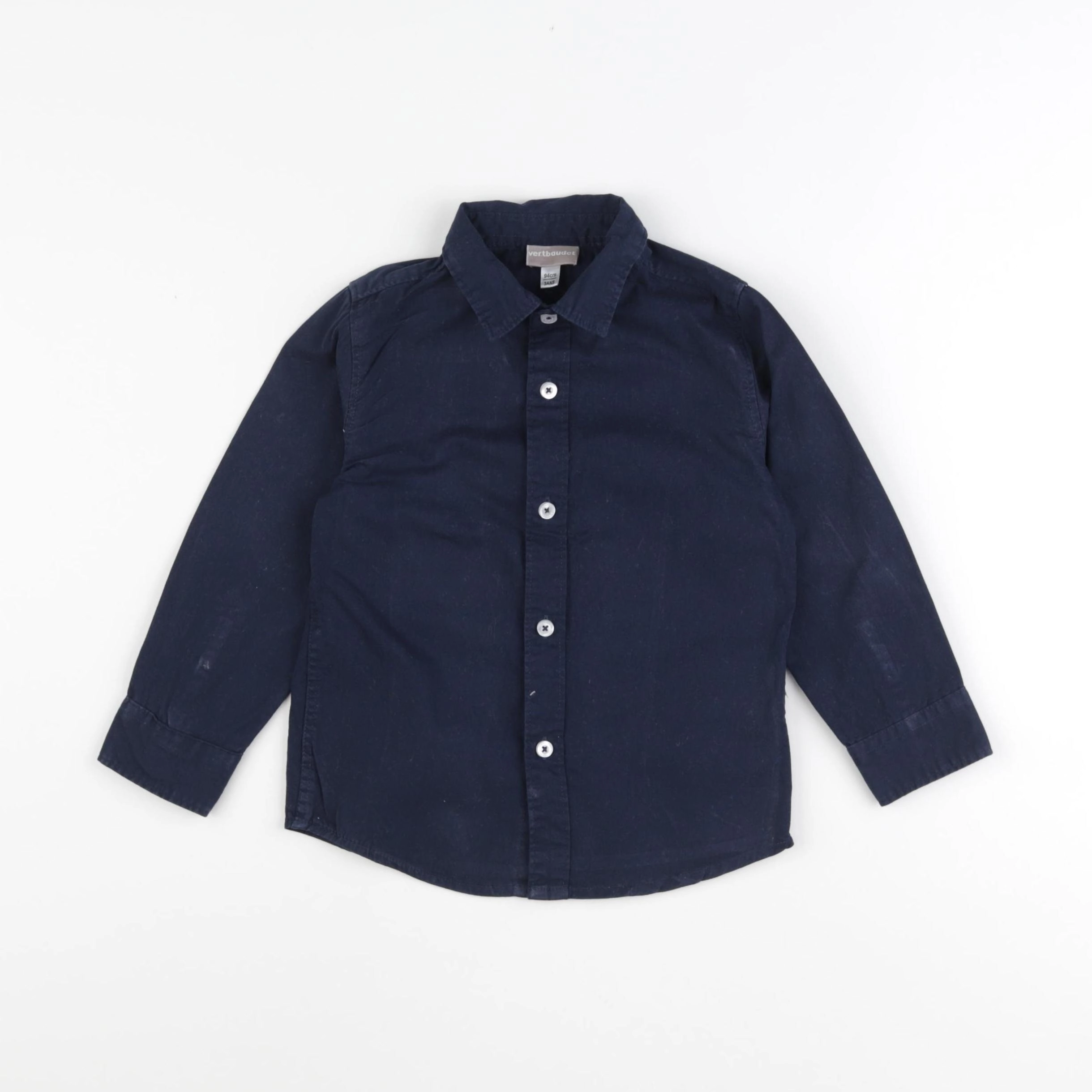 Vertbaudet - chemise bleu - 3 ans