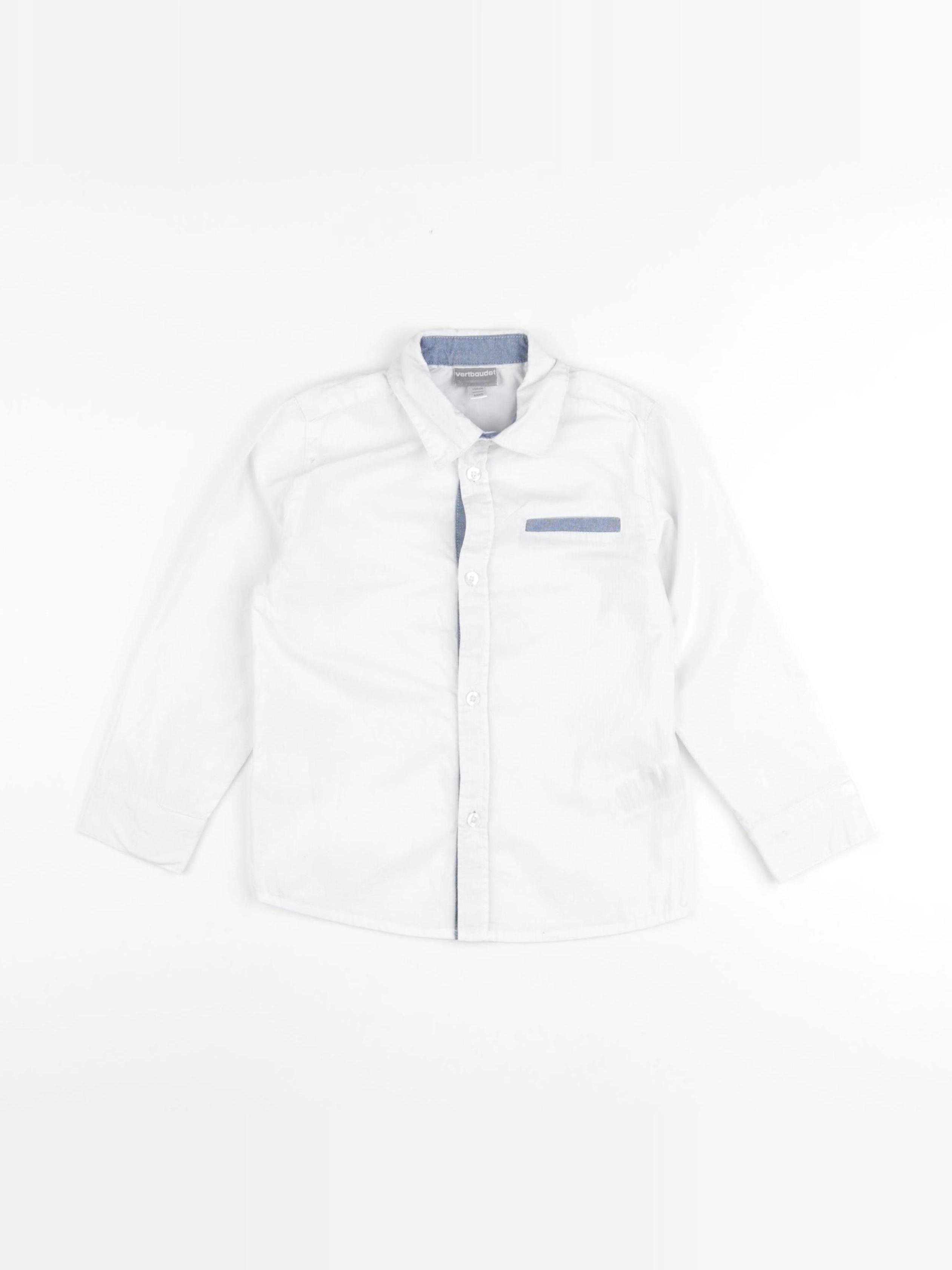 Vertbaudet - chemise blanc - 4 ans