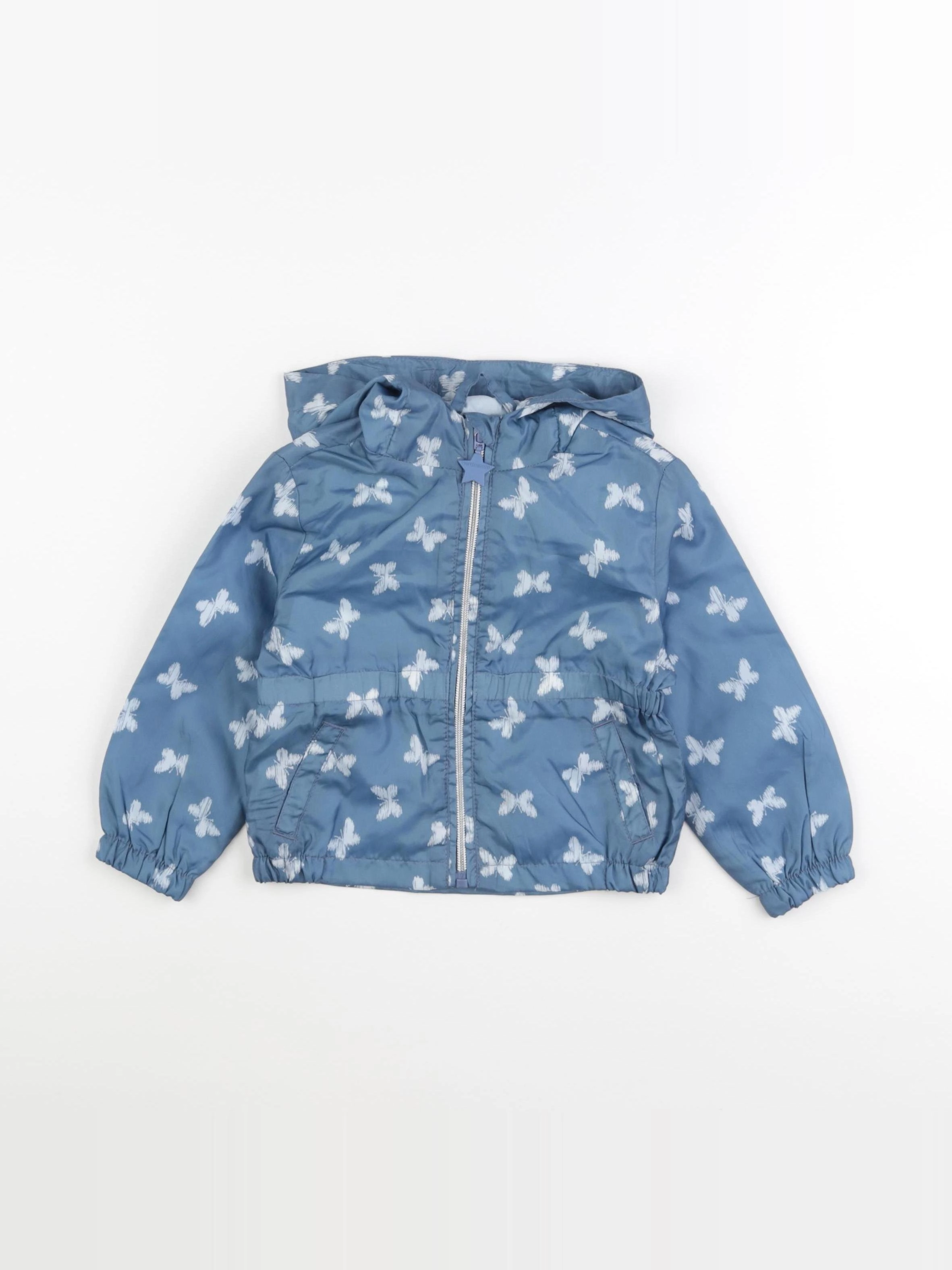 Vertbaudet - coupe-vent bleu - 2 ans