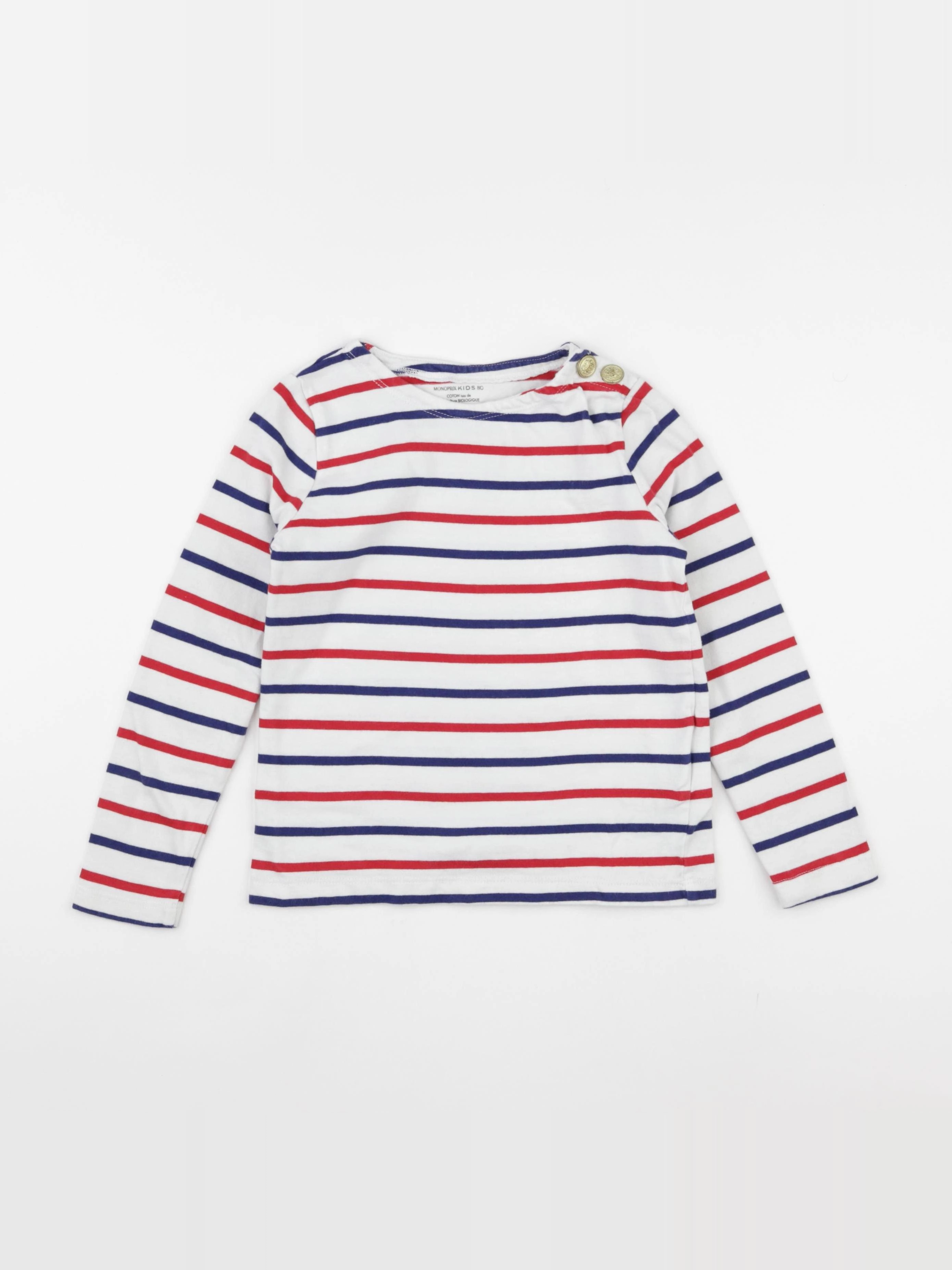 Monoprix - tee-shirt blanc - 6 ans
