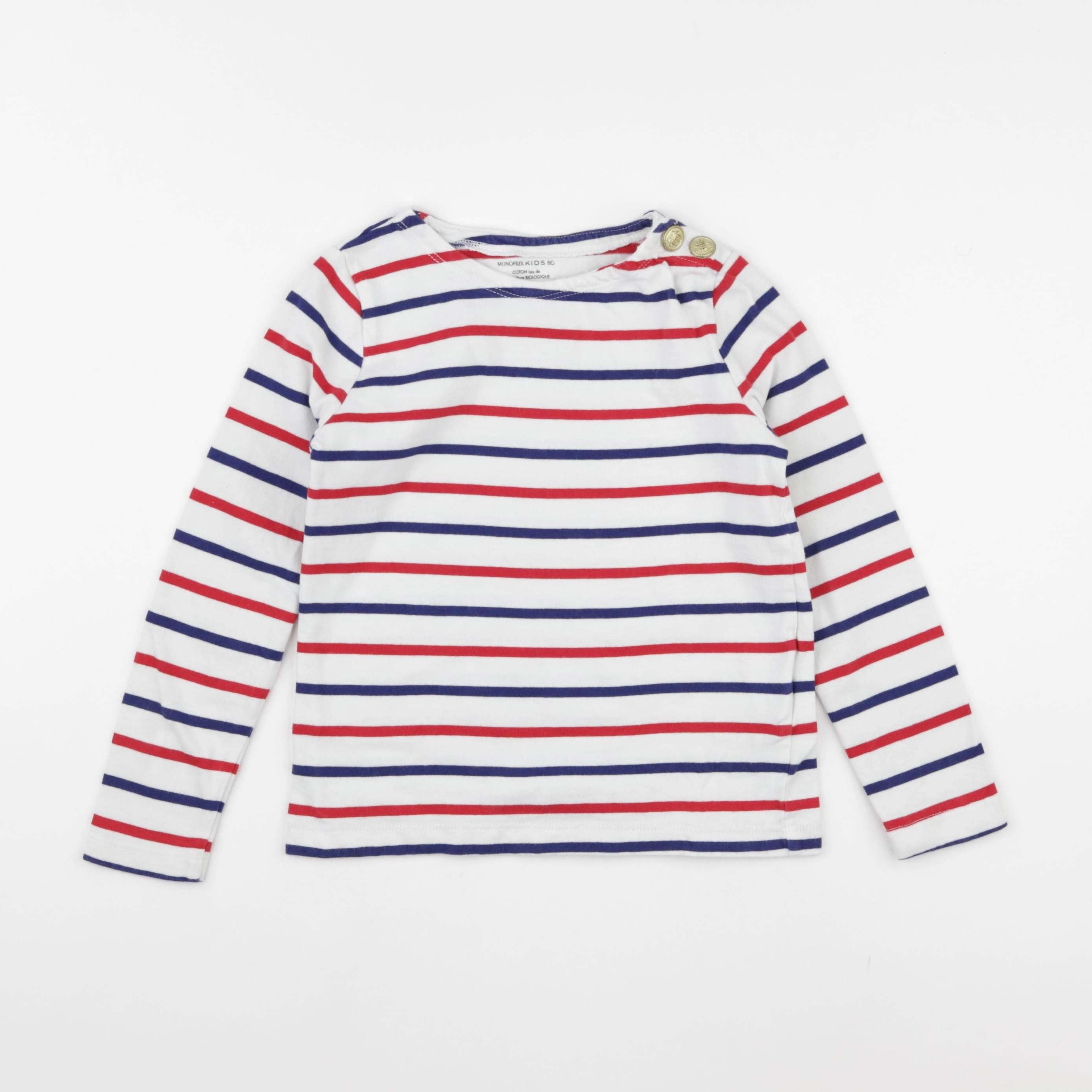 Monoprix - tee-shirt blanc - 6 ans