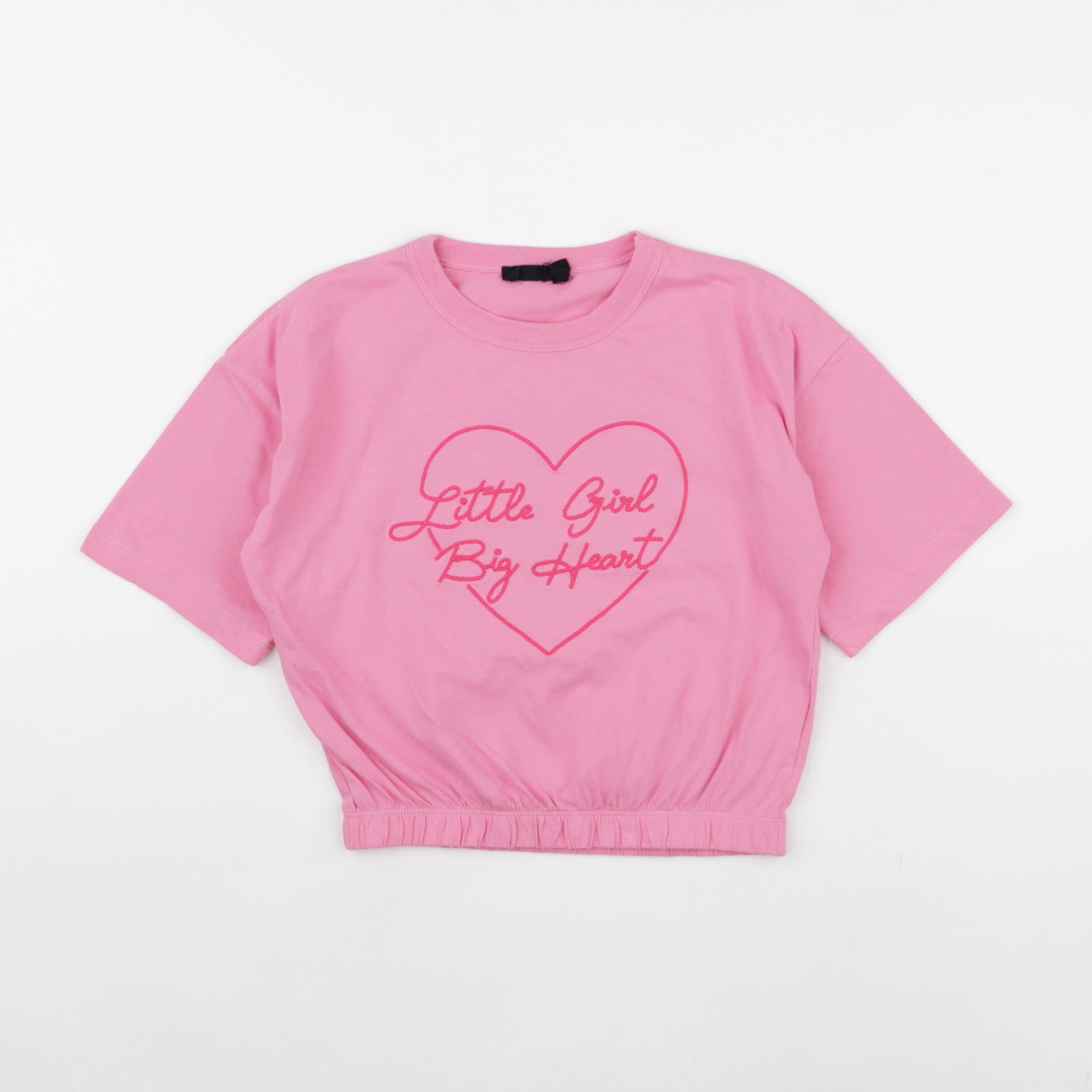 Monoprix - tee-shirt rose - 10 ans