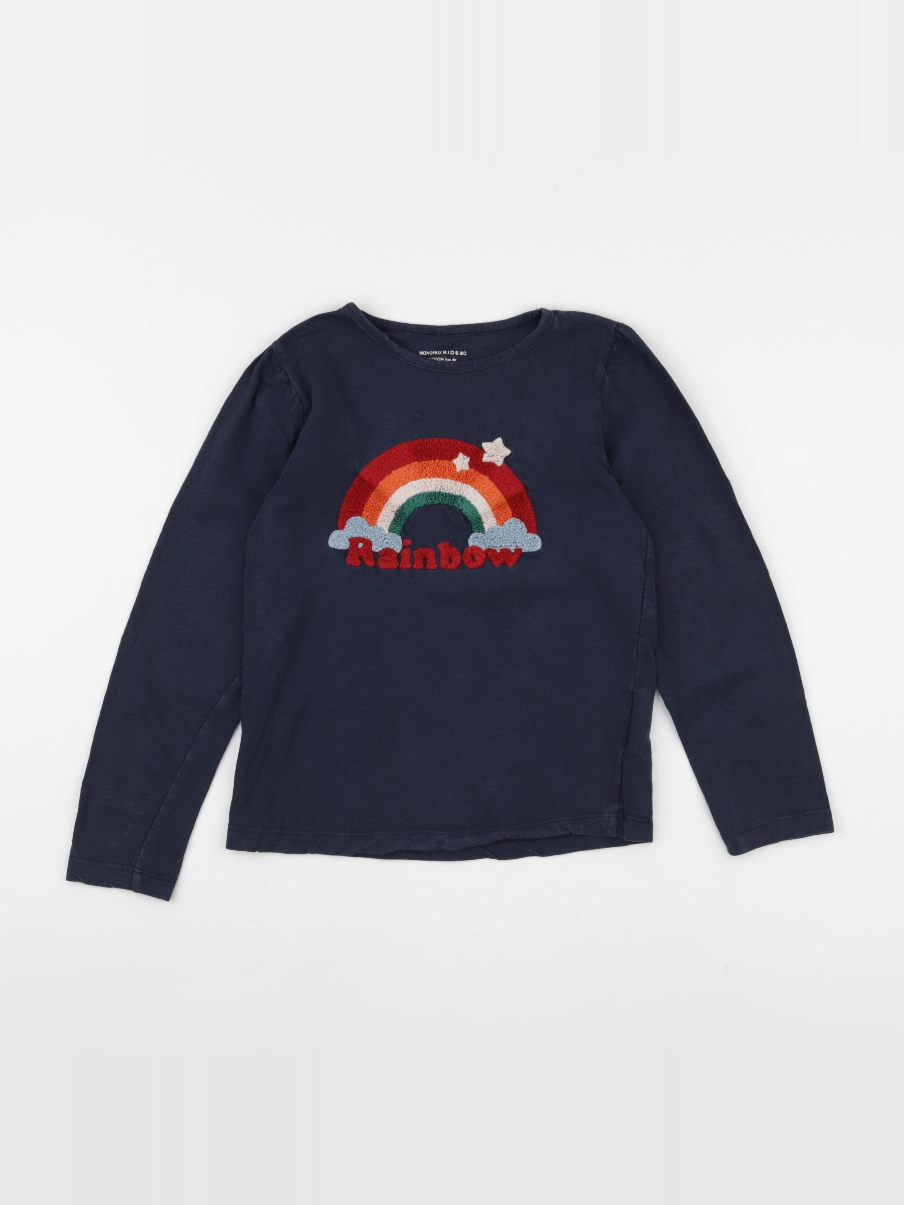 Monoprix - tee-shirt bleu - 8 ans