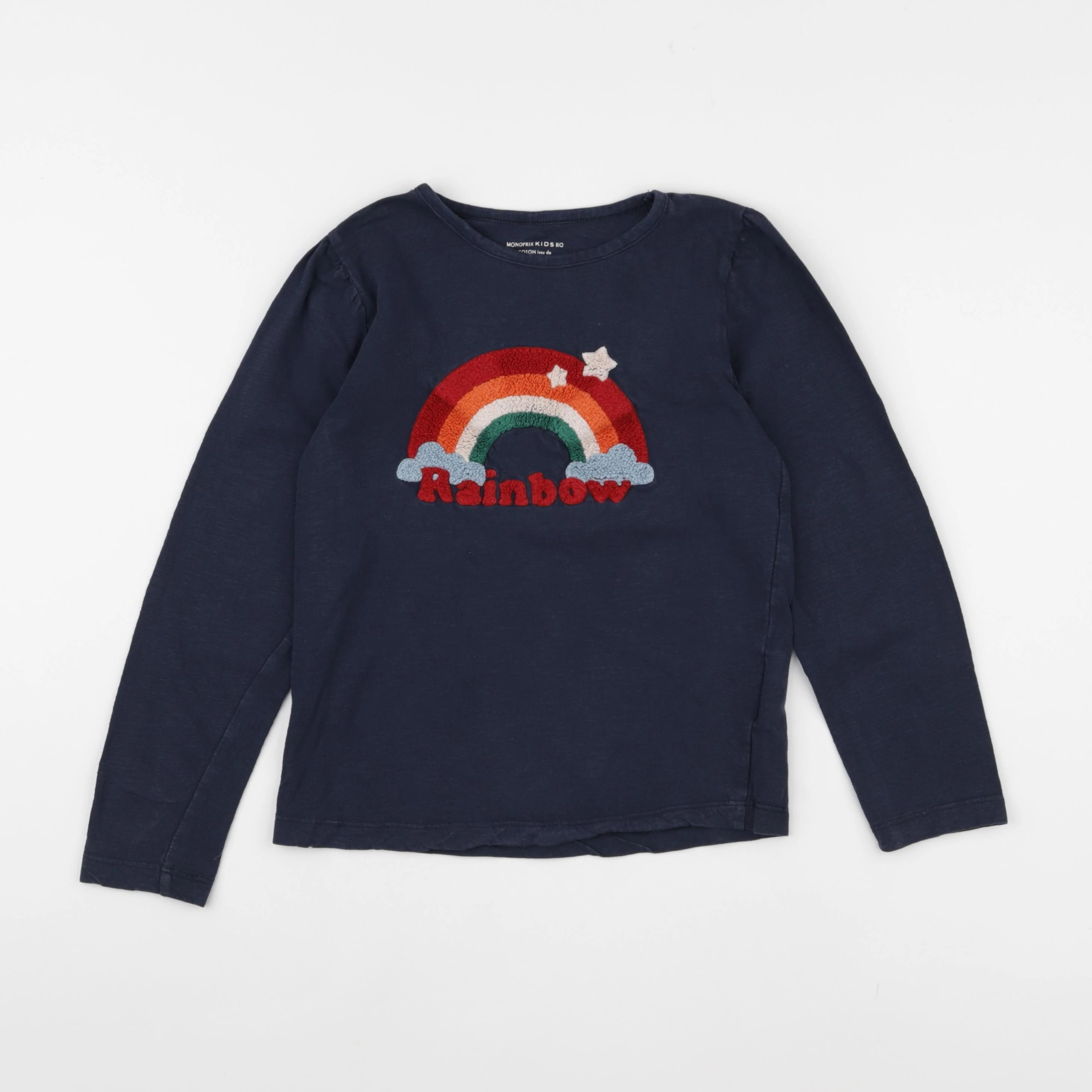 Monoprix - tee-shirt bleu - 8 ans