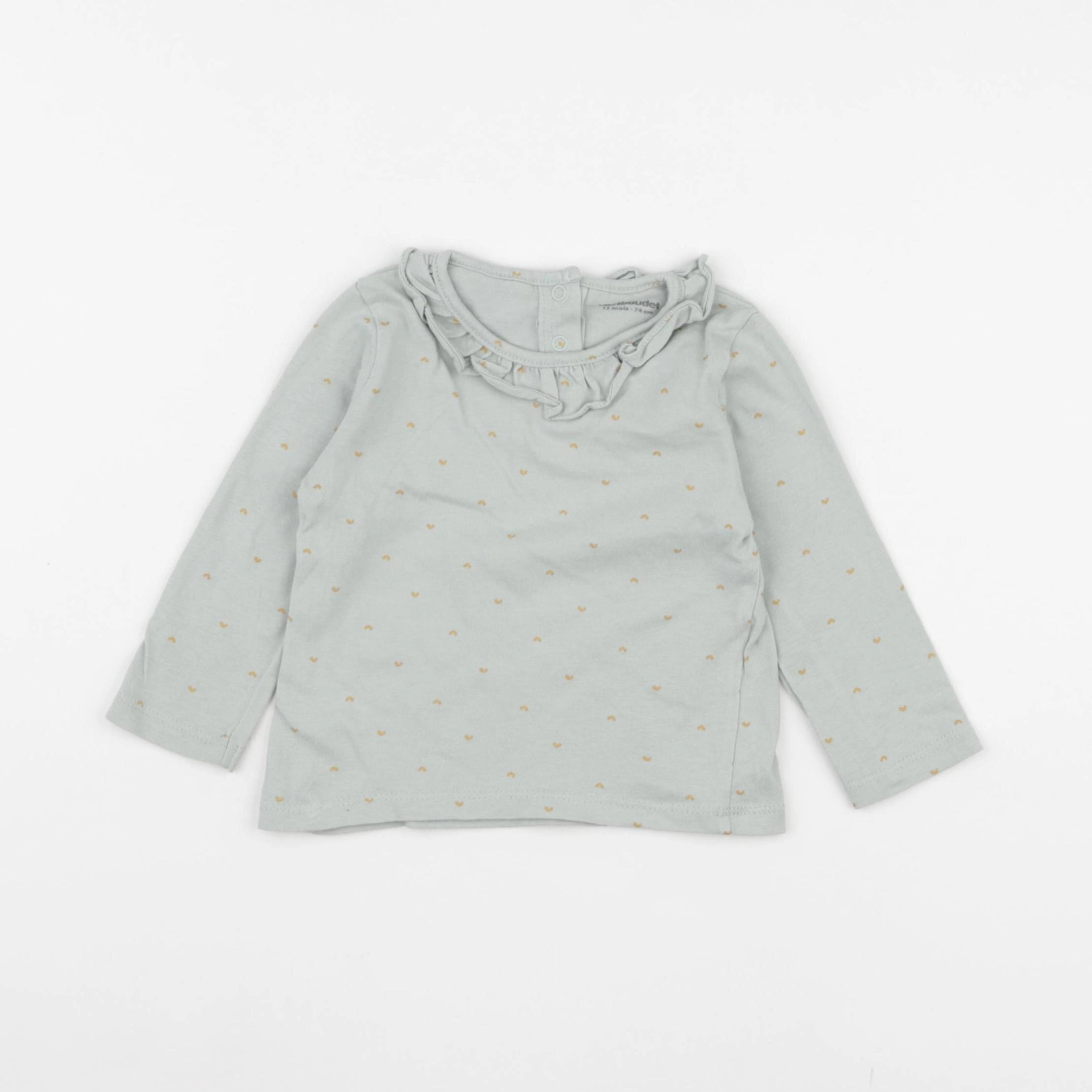 Vertbaudet - tee-shirt vert - 12 mois