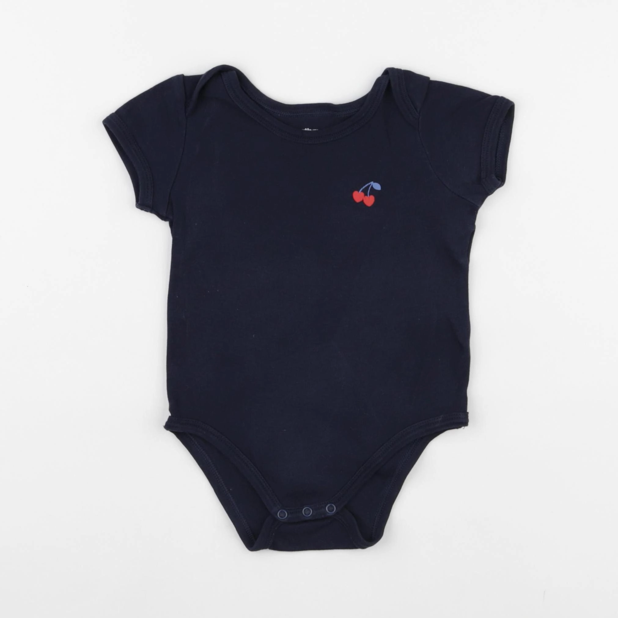 Vertbaudet - body bleu - 12 mois
