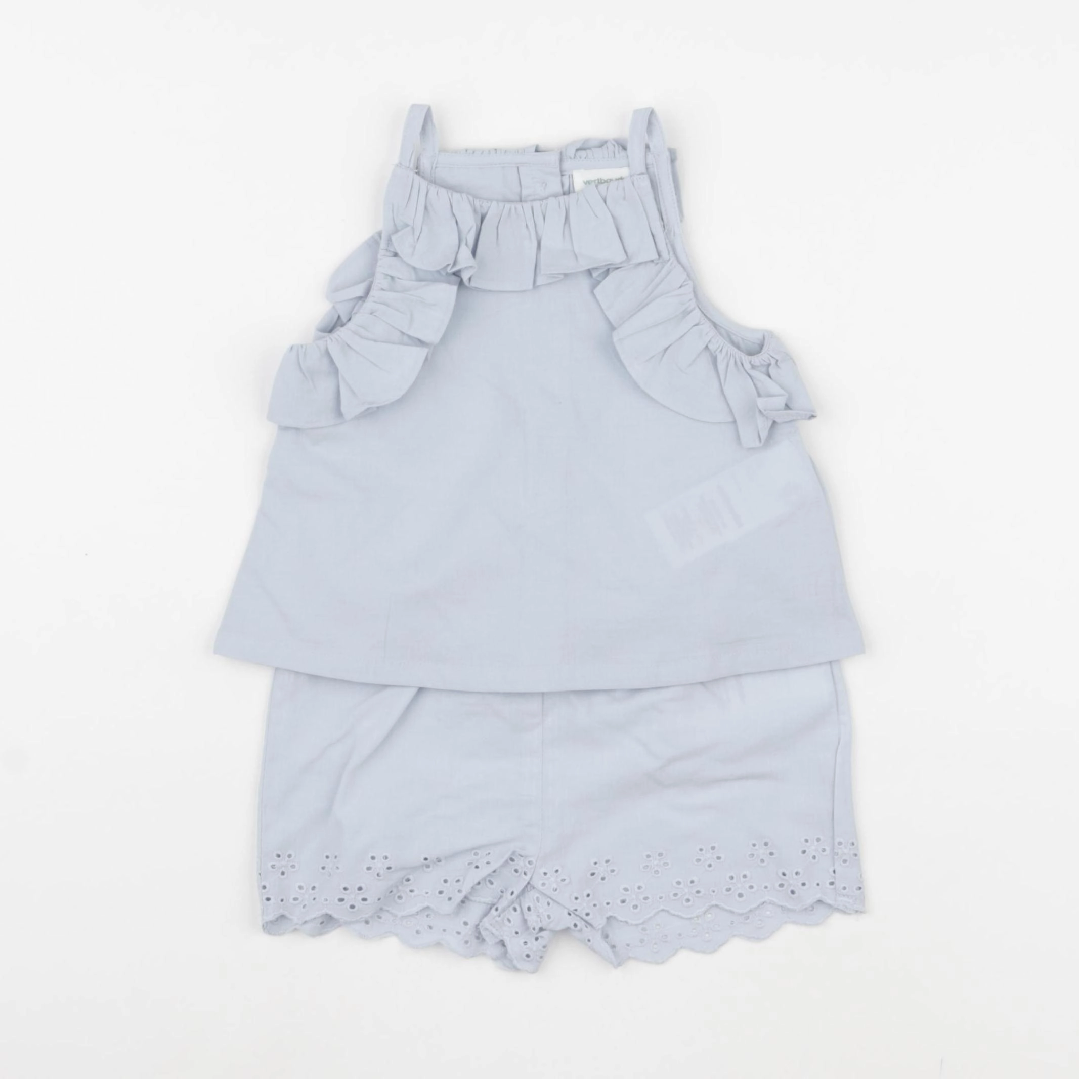Vertbaudet - ensemble bleu - 12 mois