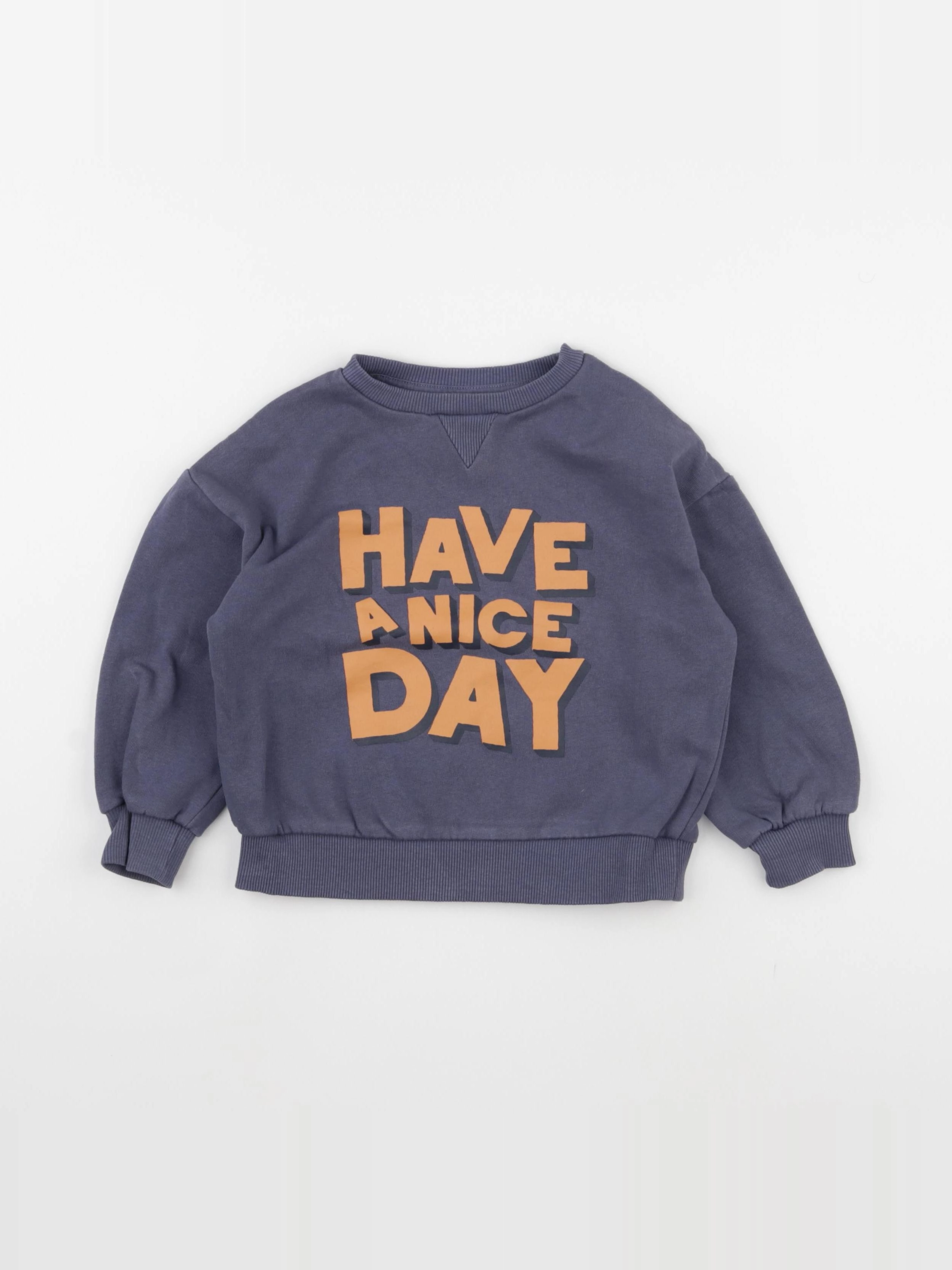 Vertbaudet - sweat bleu - 3 ans