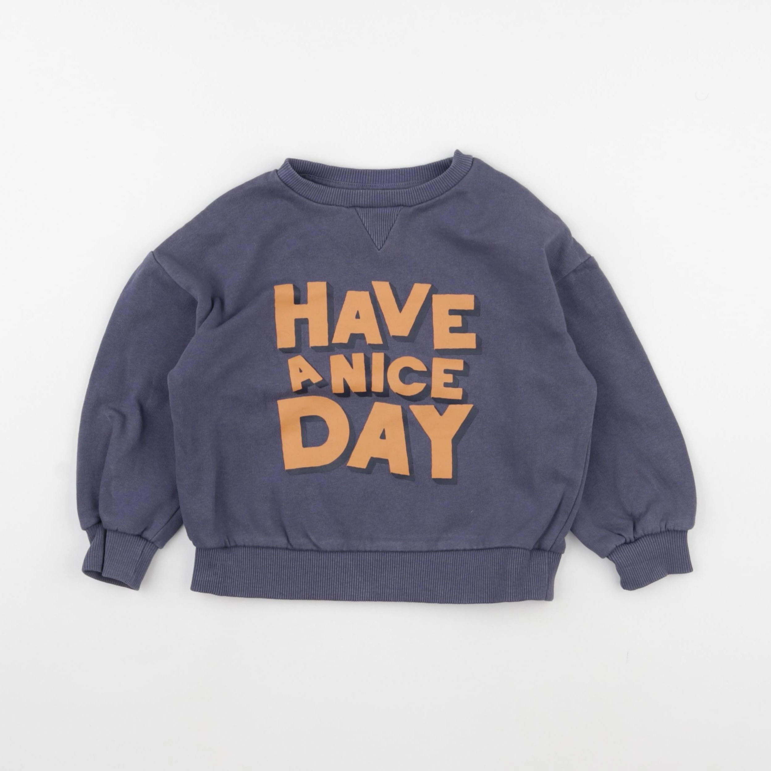 Vertbaudet - sweat bleu - 3 ans