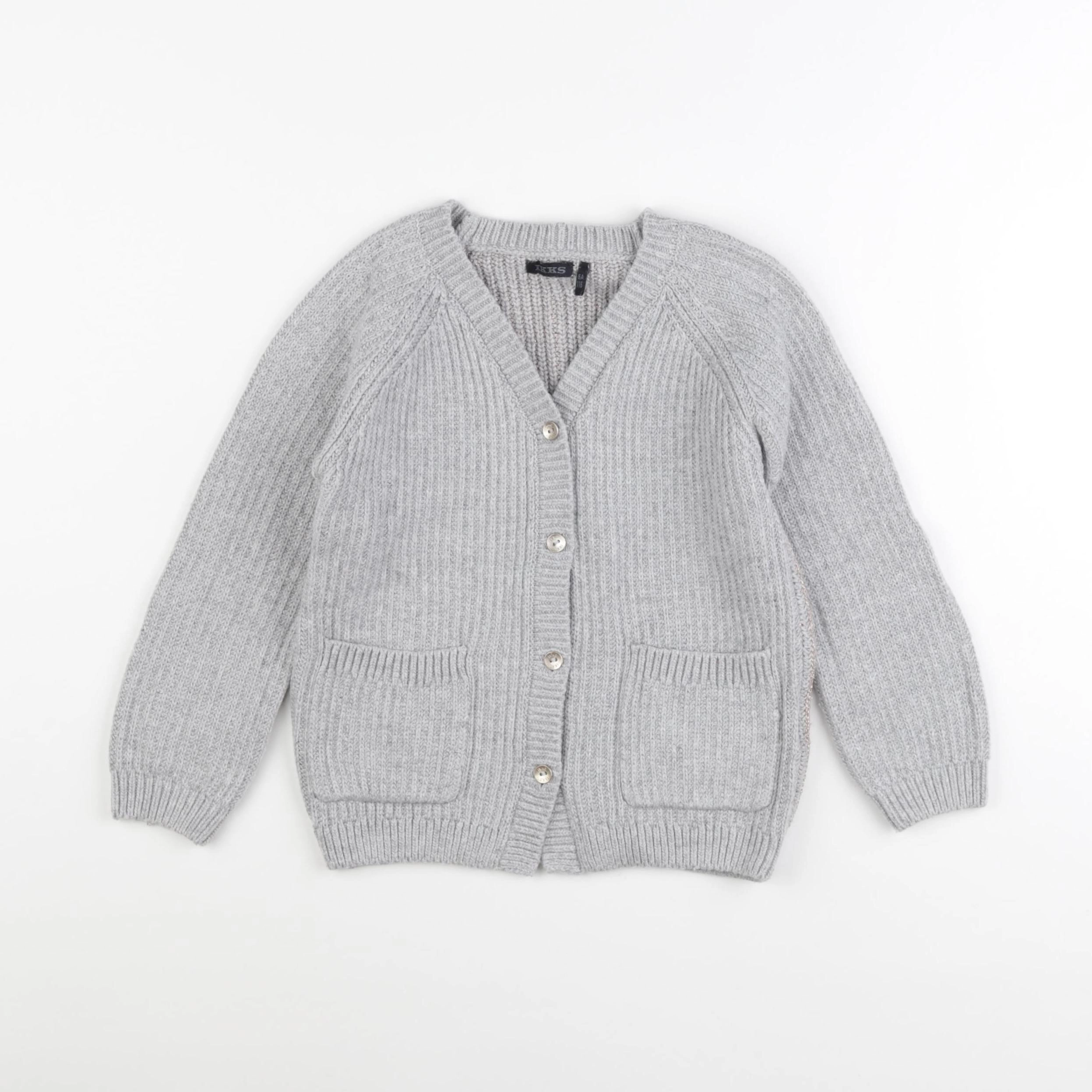 IKKS - gilet gris - 6 ans